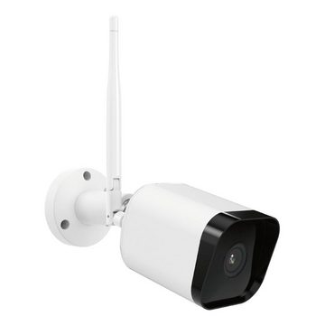 DELTACO SMART HOME SH-IPC07 WLAN Kamera Outdoor Nachtsicht Full-HD 2-Wege-Audio Smart Home Kamera (Innen- und Außenbereich, inkl. 5 Jahre Herstellergarantie, 2 Wege-Kommunikation)