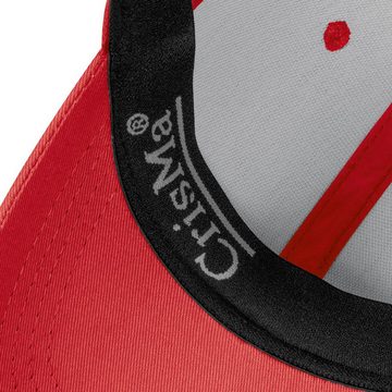 Livepac Office Baseball Cap CrisMa 6 Panel Baseballcap aus recycelter Baumwolle / Farbe: rot