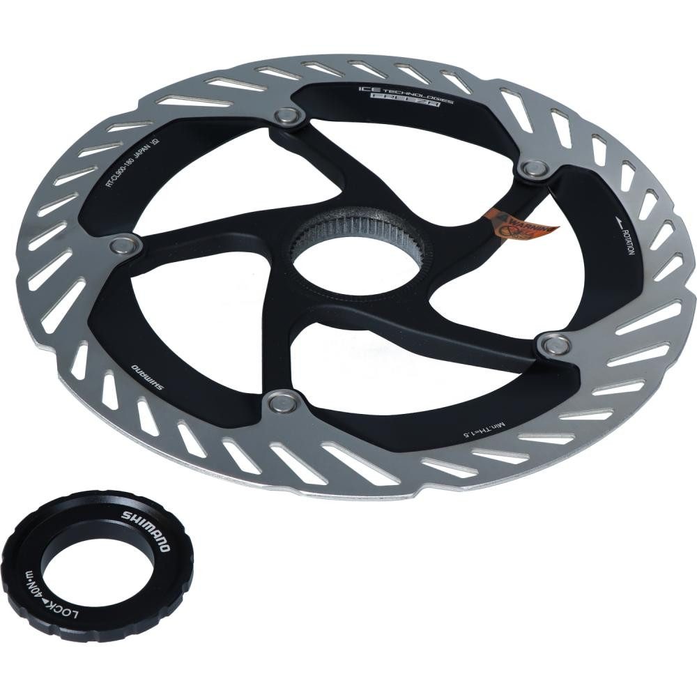 Shimano Bremsscheibe SHIMANO Bremsscheibe Bremsscheibe RT-CL900M - 180mm .Verschlussring (e