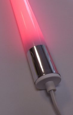 XENON LED Wandleuchte 5007 LED Leuchtstab matt 10 Watt Rot Vision 63 cm IP20 weißes Kabel, LED, Xenon / Rot