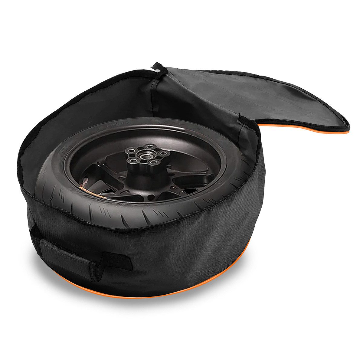 Tourtecs Sitzbank Reifentaschen Set für Vorder/ Hinterrad 17 Zoll RT12 Motorrad Radtasch