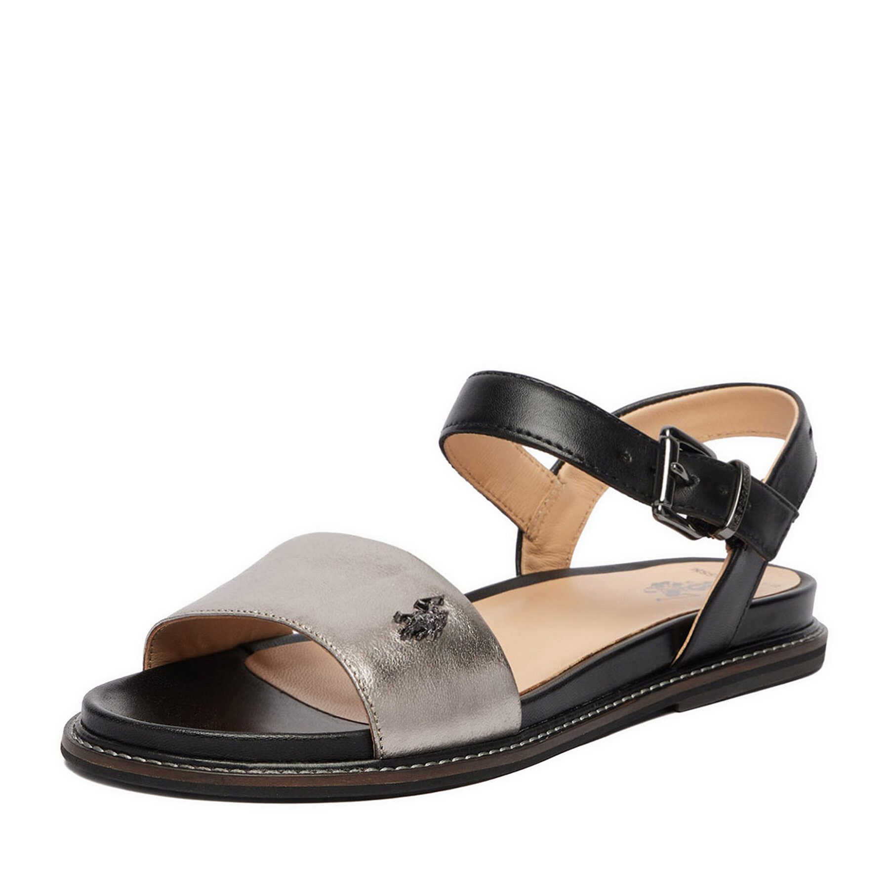 U.S. Polo Assn. US Polo Assn Damen-Sandalen in Silber Sandale