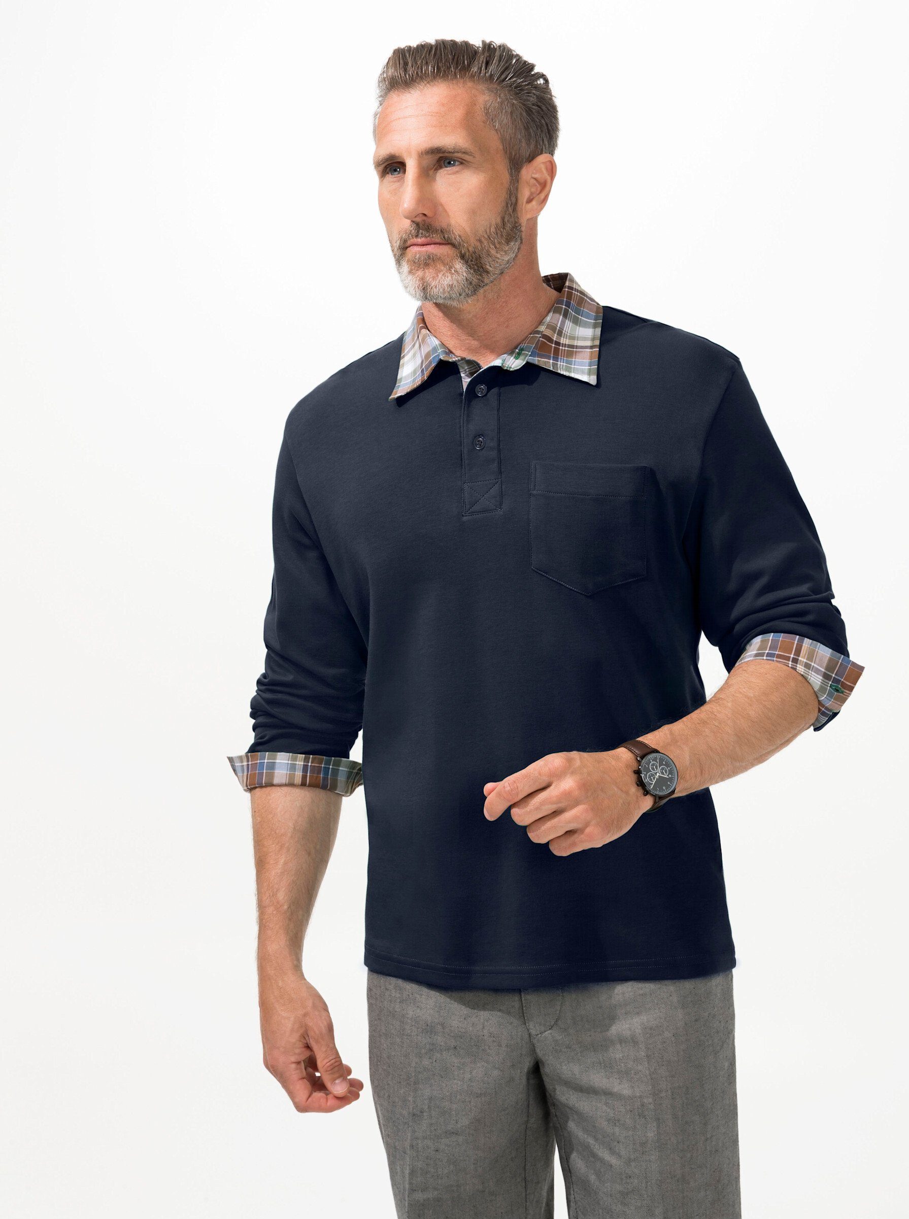 Witt T-Shirt Langarm-Poloshirt günstig online kaufen