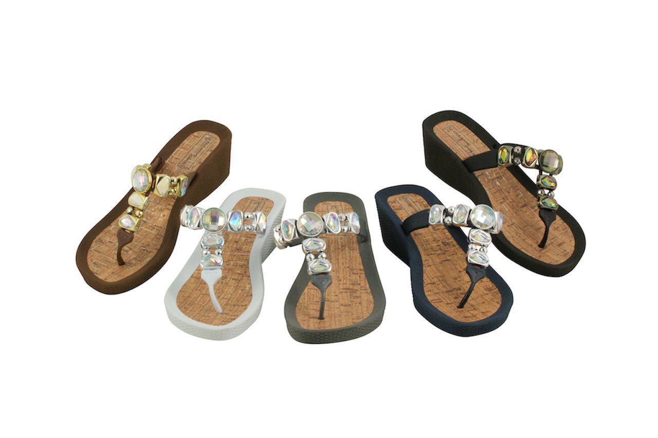 Linea Scarpa Linea Scarpa GRADO Badeschuhe - Zehentrenner Damen modischer Flip mit Schlappen