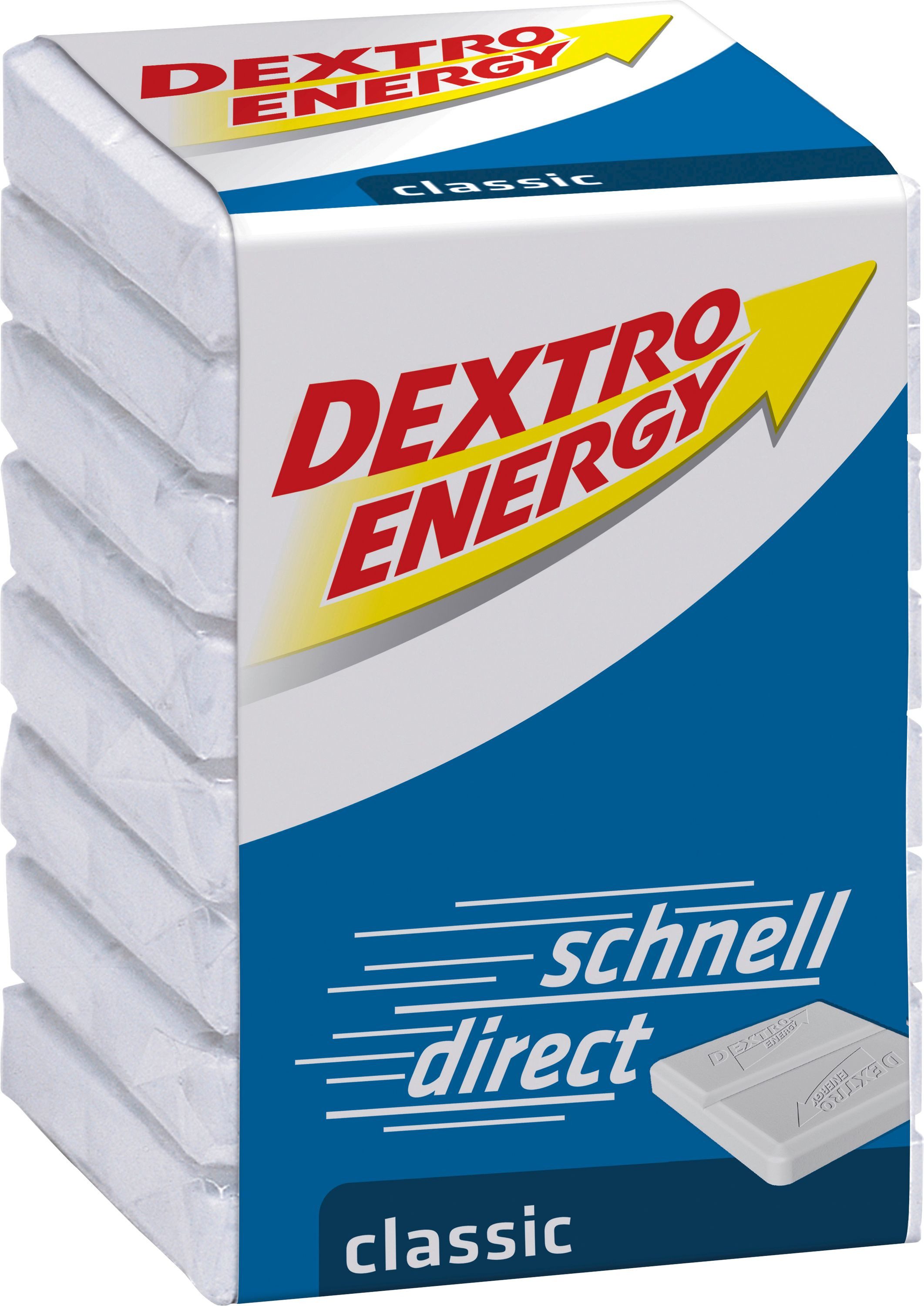 DEXTRO ENERGY Süßigkeit, Dextro Energy direkt classic schnell verfügbarer Traubenzucker 46g