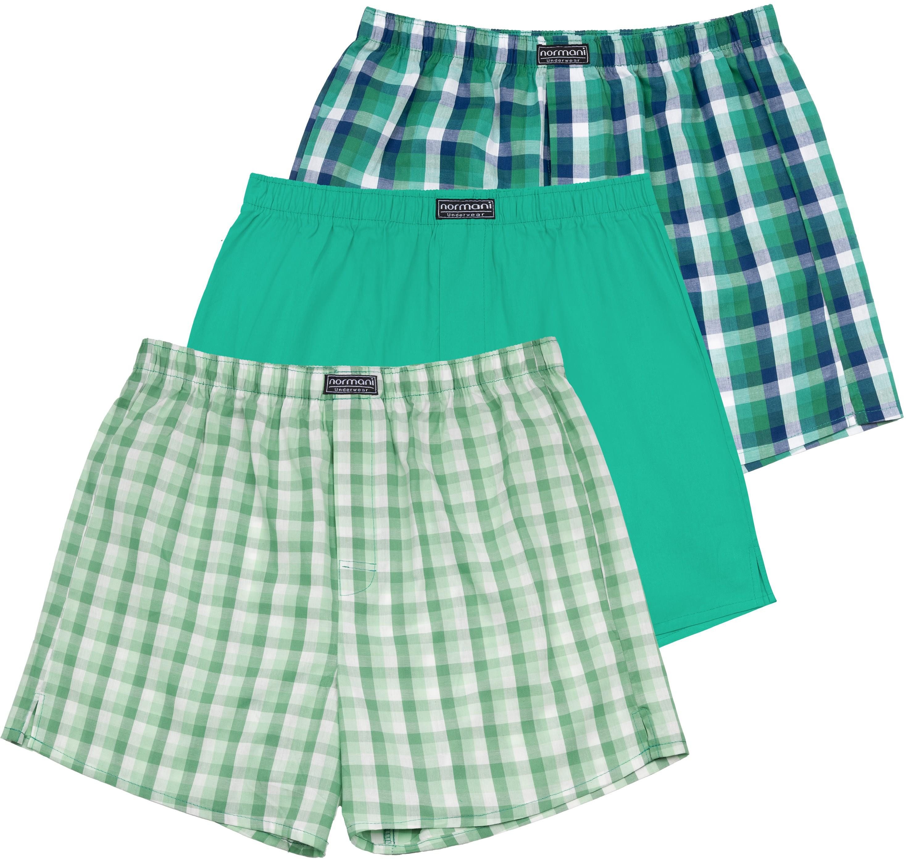 normani Boxershorts 3 Stück Herren Web Boxershorts Aus atmungsaktiver Baumw günstig online kaufen