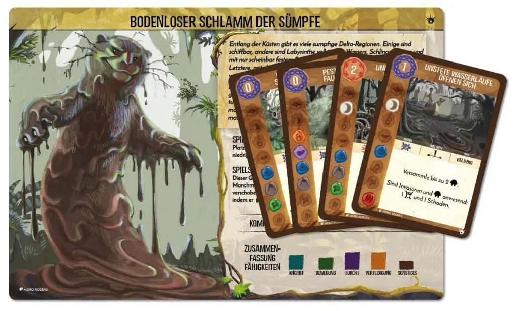 Pegasus Spiele Spiel Spirit Island: Bodenloser Schlamm der Sümpfe (Mini-Eweiterung)