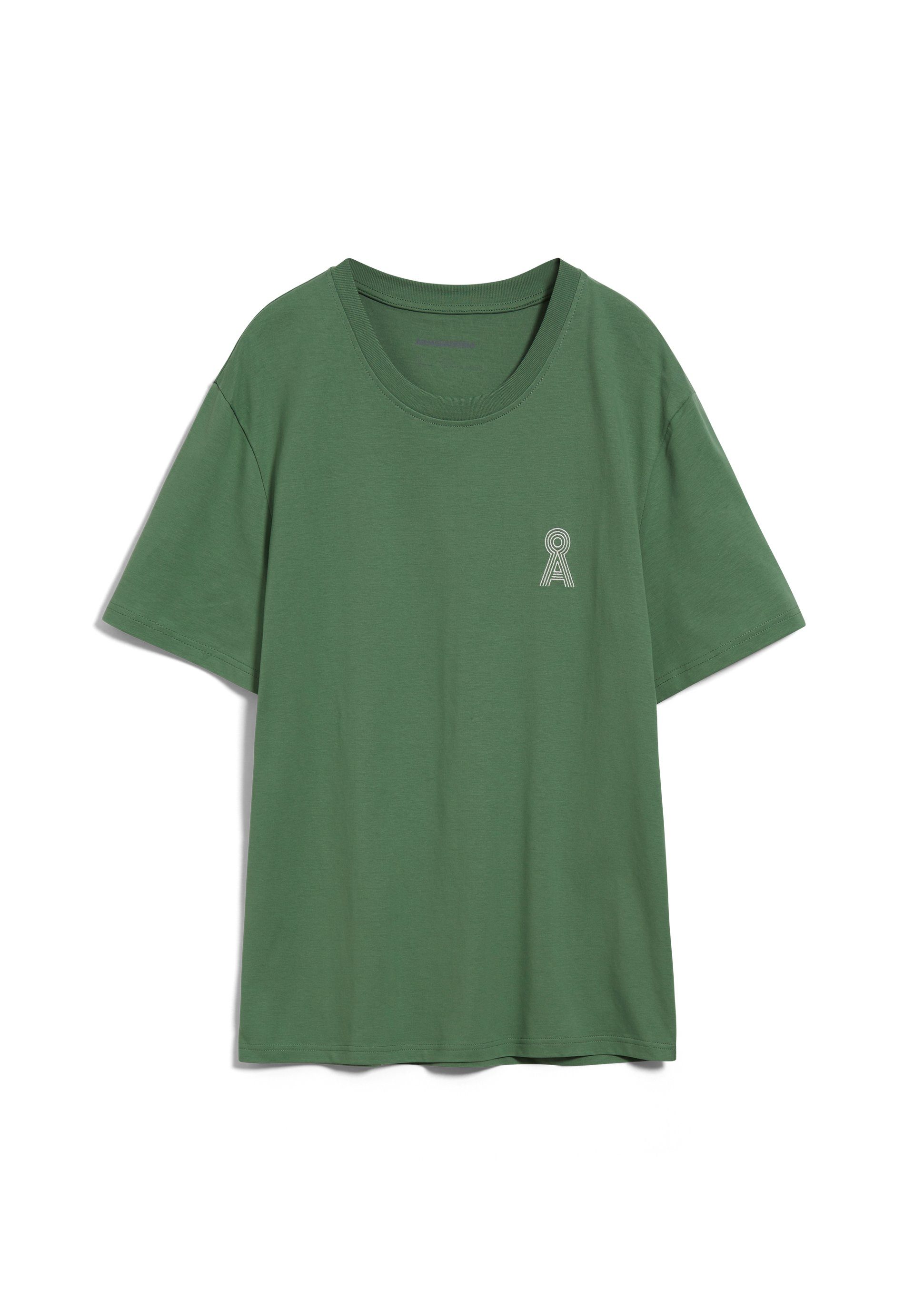 Herren Shirts Armedangels Print-Shirt AADO AMBRO Herren T-Shirt aus Bio-Baumwolle (1-tlg) keine Details