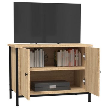 vidaXL TV-Schrank TV-Schrank mit Türen Sonoma-Eiche 60x35x45 cm Holzwerkstoff (1-St)