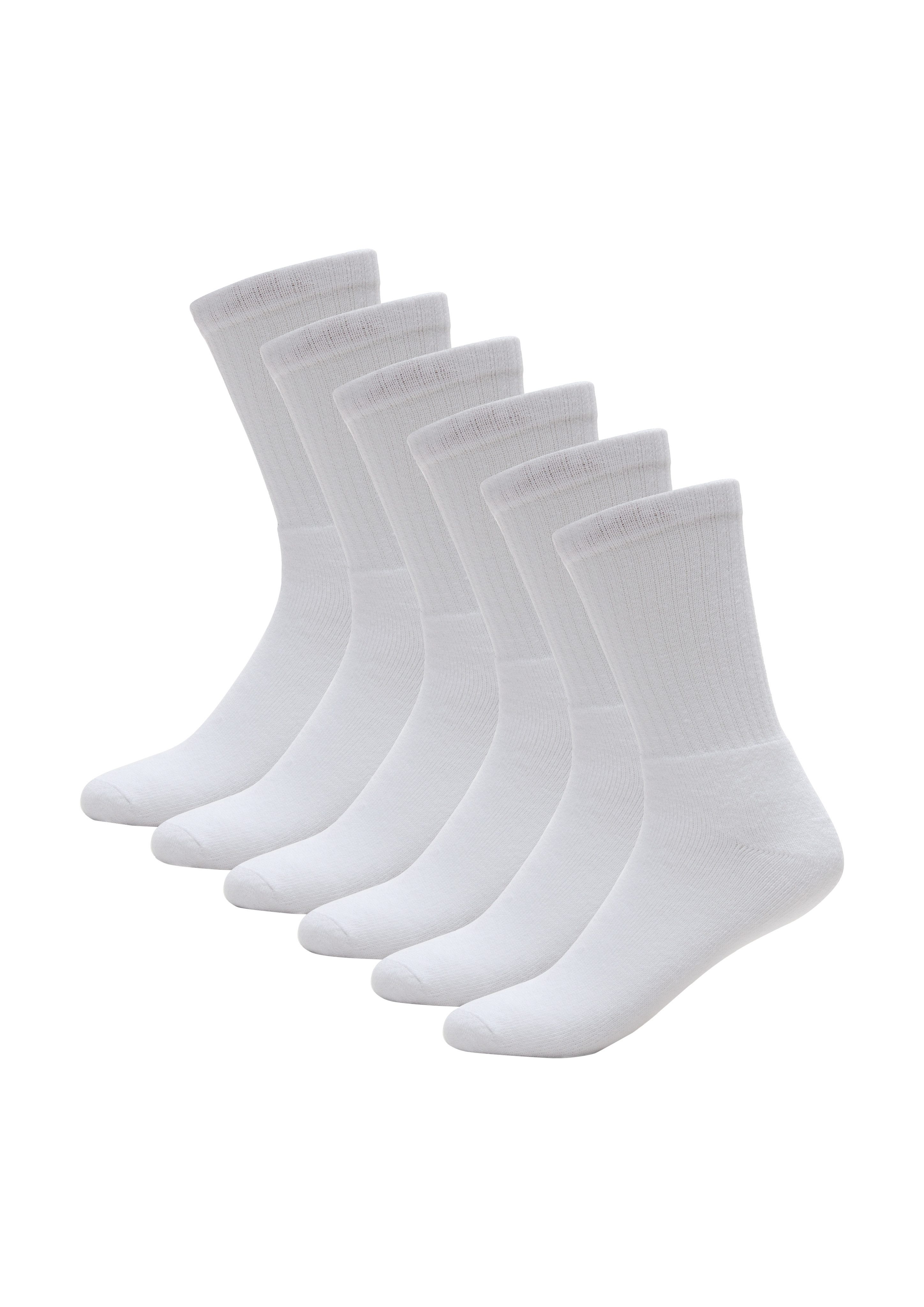s.Oliver Sportsocken essentials (6-Paar) mit normaler Passform, im 6er-Pack, pflegeleicht, formbeständig