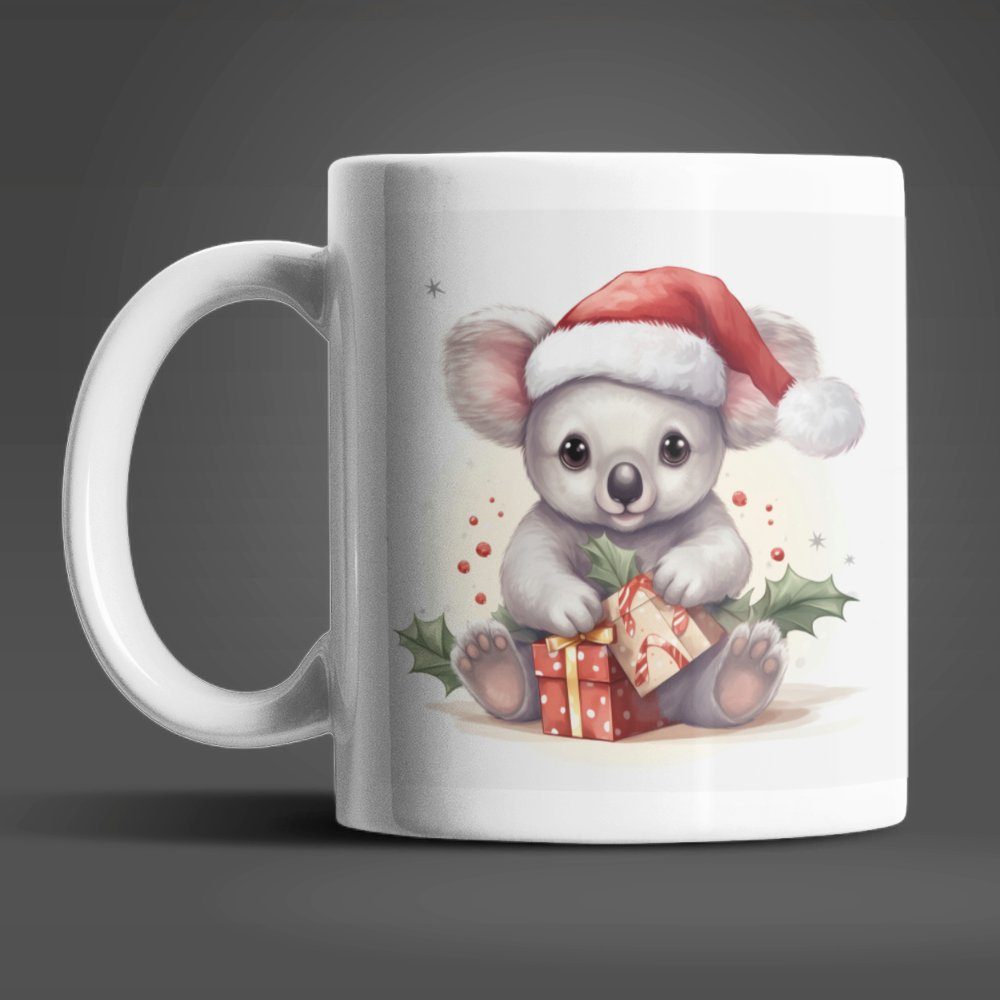 Sweet Koala Geschenkidee Teetasse, WS-Trend Süßer Kaffeetasse ml Keramik, Tasse 330
