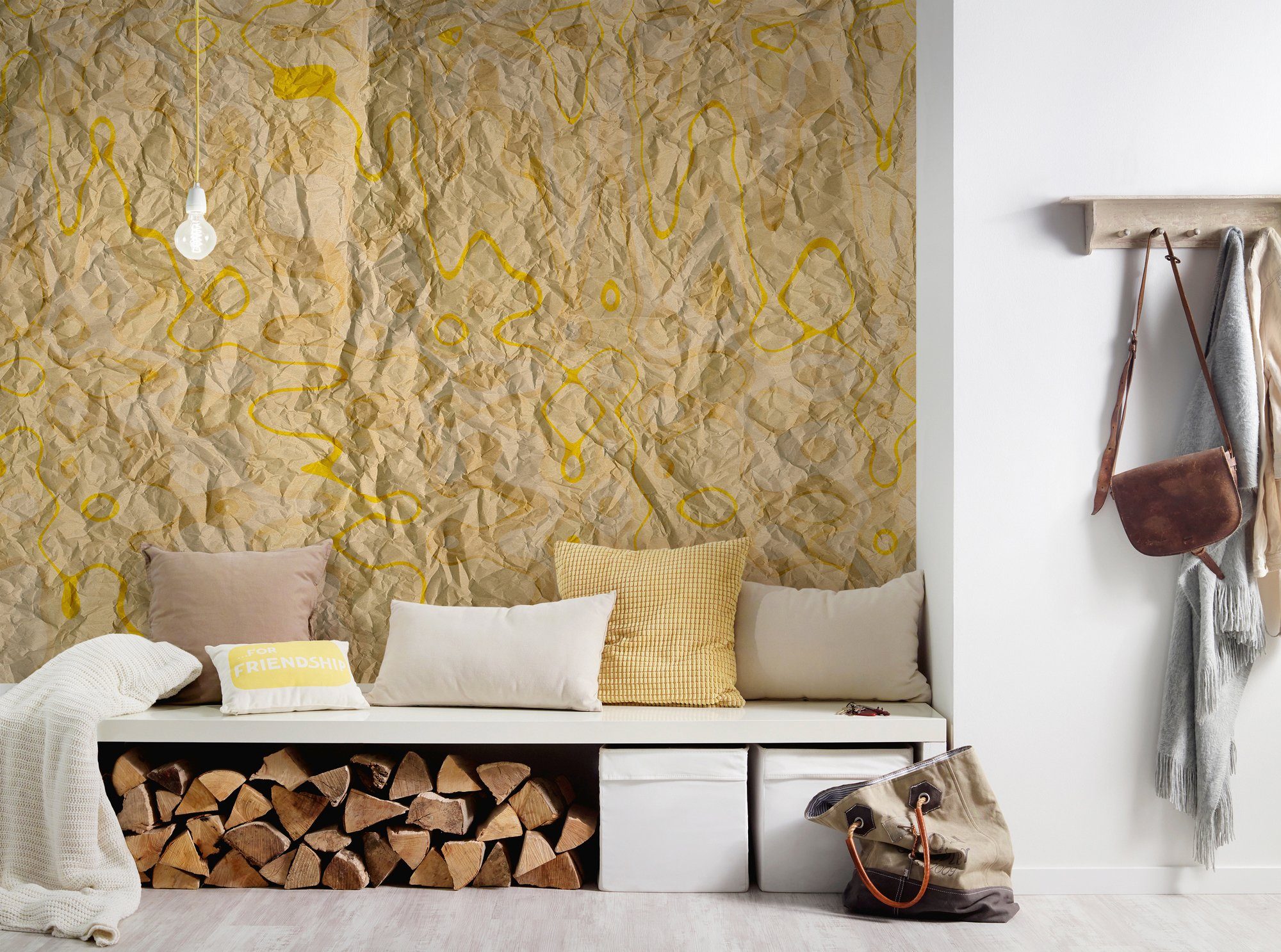 Architects Paper Fototapete »Atelier 47 Vibes on Paper 1«, glatt, einfarbig, (4 St)-HomeTrends
