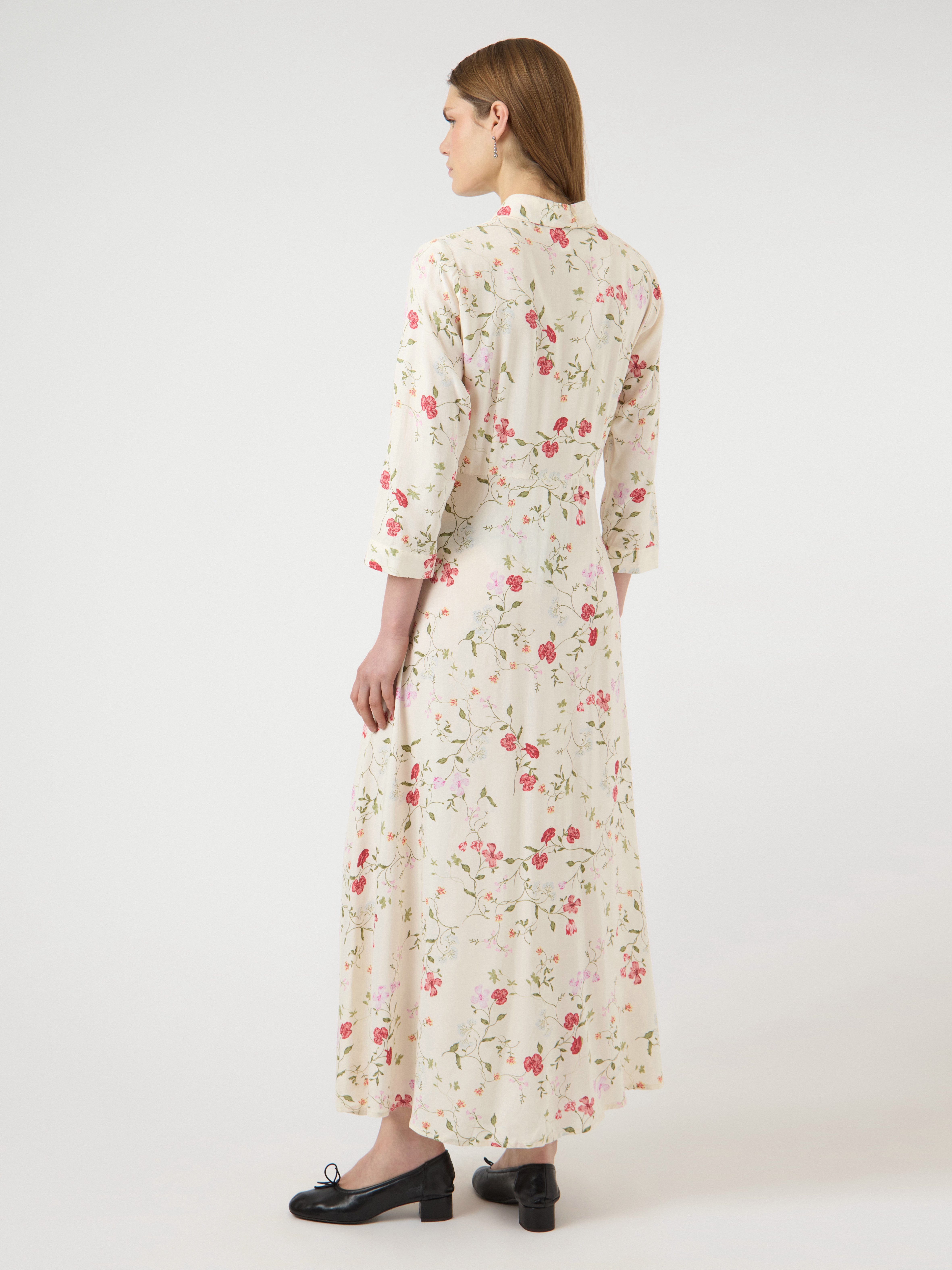 Y.A.S Hemdblusenkleid YASSAVANNA LONG SHIRT DRESS Sommerkleid, mit 3/4 Ärmel