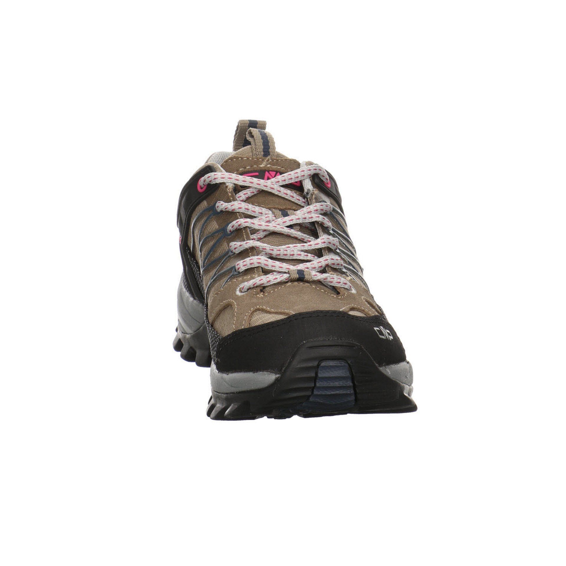 Damen Outdoorschuh CMP Low Synthetikkombination Outdoor Schuhe Outdoorschuh Rigel beige kombiniert mit