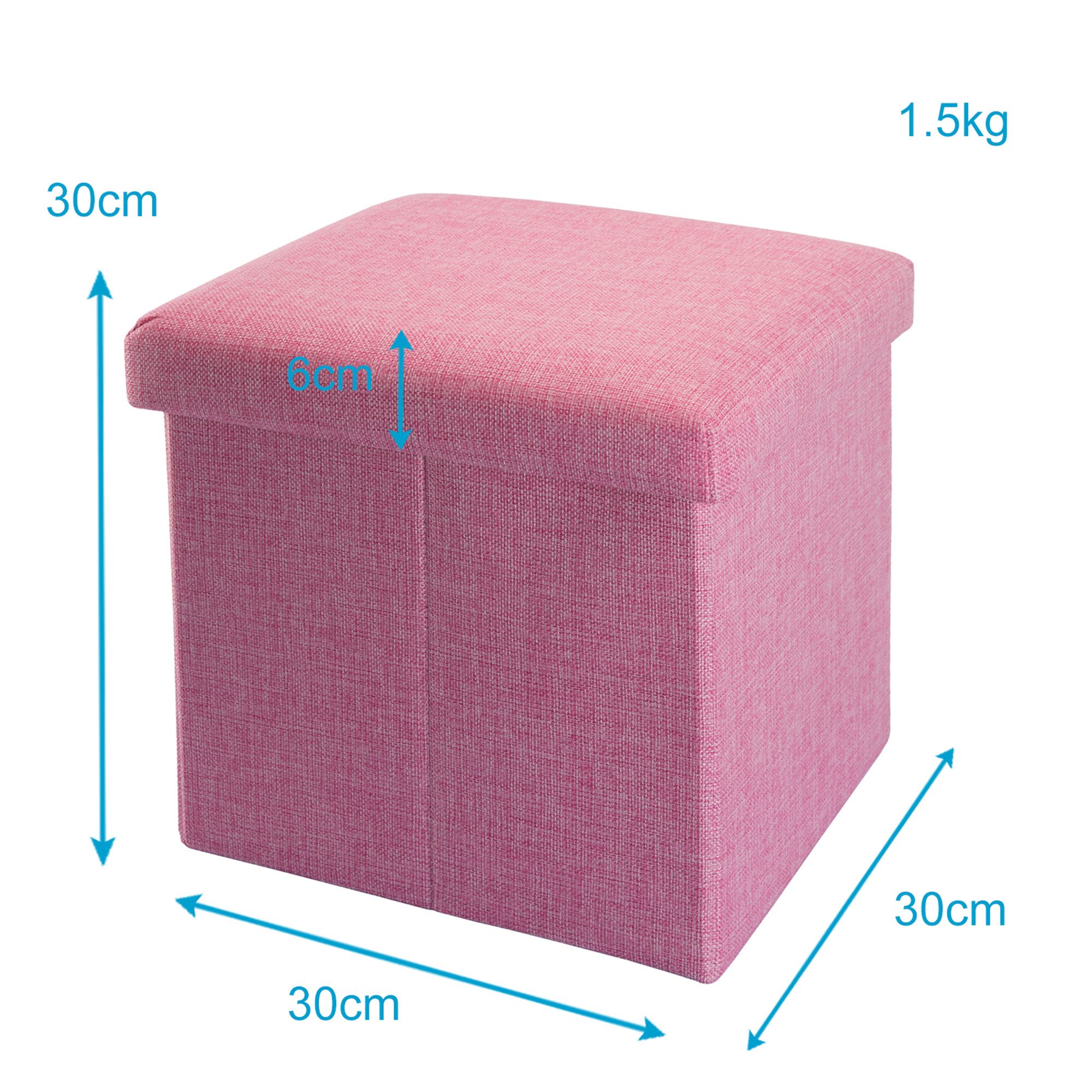 Intirilife Sitzhocker (Faltbarer Sitzhocker 30x30x30 cm, günstig online kaufen