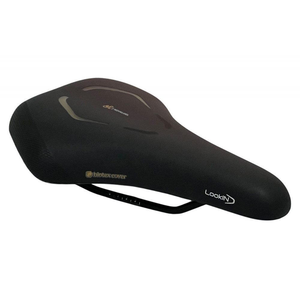 Sportourer Fahrradsattel Sattel Kaalam Gel Flow Sattel schwarz