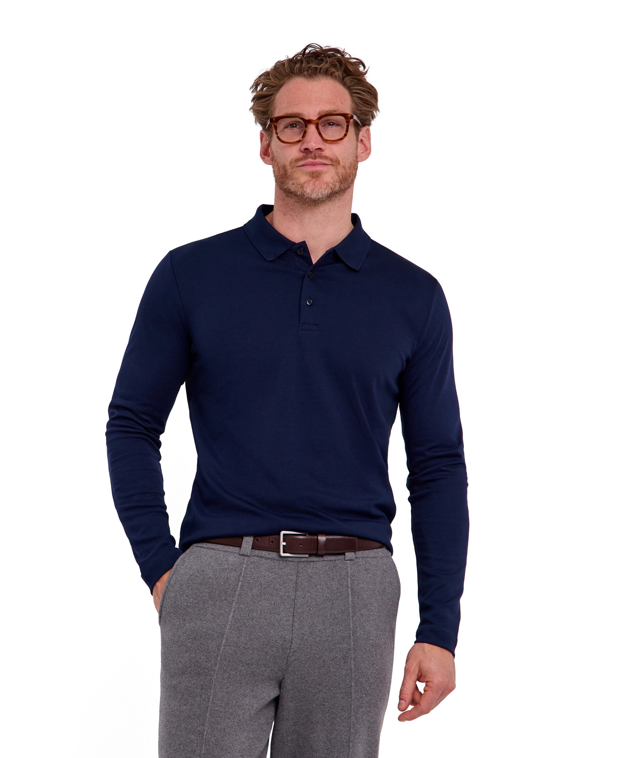 Poloshirt Polo Shirt aus hochwertiger Pima-Baumwolle
