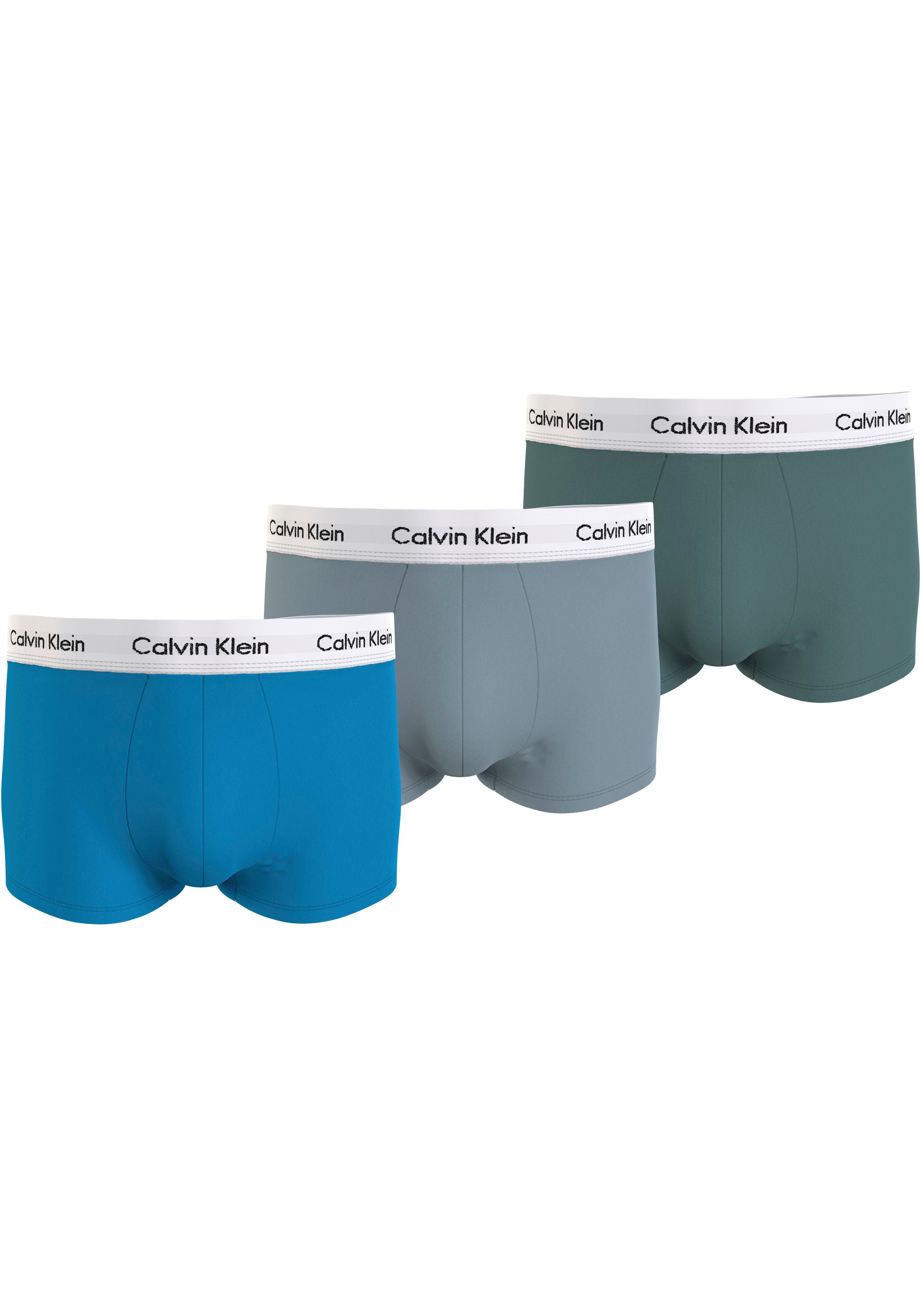 Calvin Klein Underwear Trunk LOW RISE TRUNK 3PK (Packung, 3-St., 3er-Pack) mit Logoschriftzügen