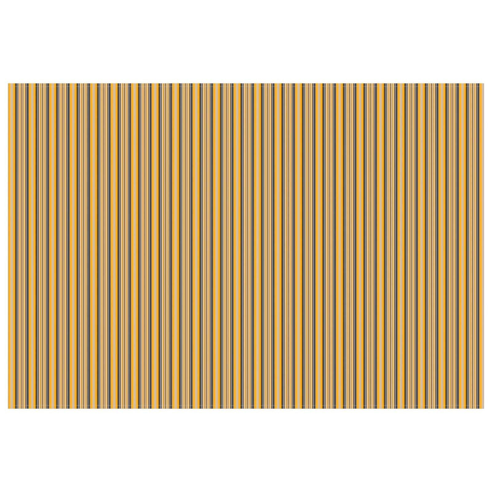 vidaXL Markise Markisenersatzstoff Orange und Schwarz 300 x 200 cm Polyester (1-St)