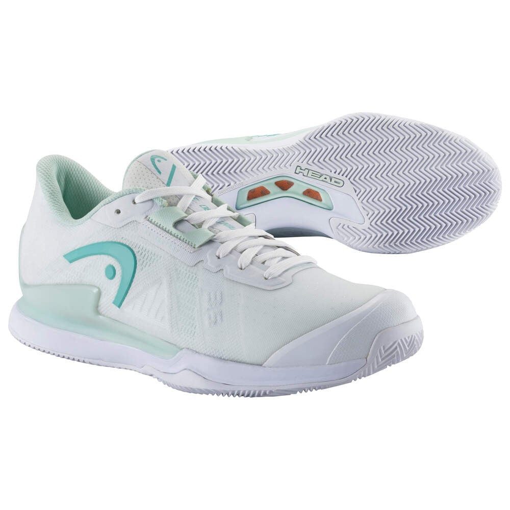 Head Sprint Pro 3.5 Clay/Sandplatz weiss/aquablau Damen Tennisschuh