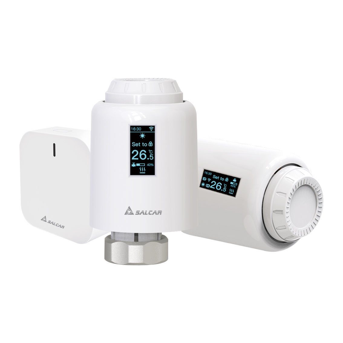 Salcar Heizkörperthermostat Smartes Heizkörperthermostat OLED-Display Tuya günstig online kaufen