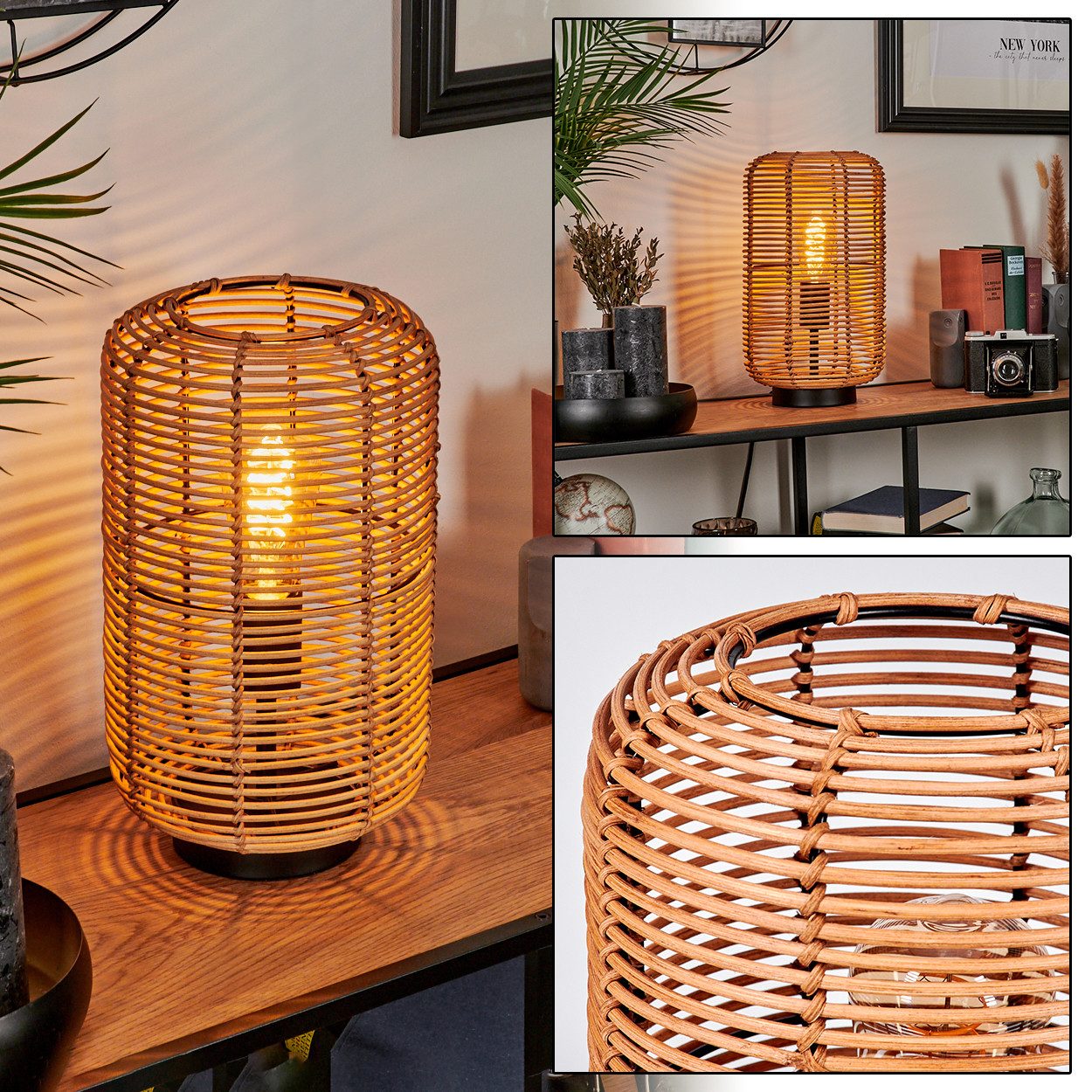 hofstein Tischleuchte moderne Boho Tischlampe aus günstig online kaufen