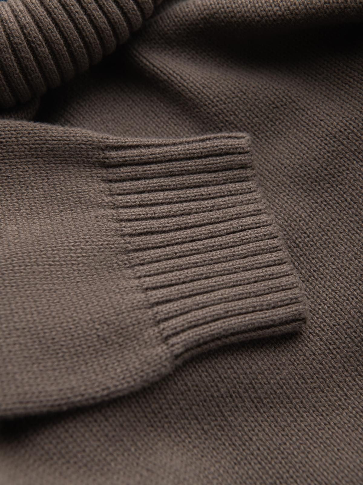 OMBRE Rollkragenpullover Strickpullover mit Rollkragen