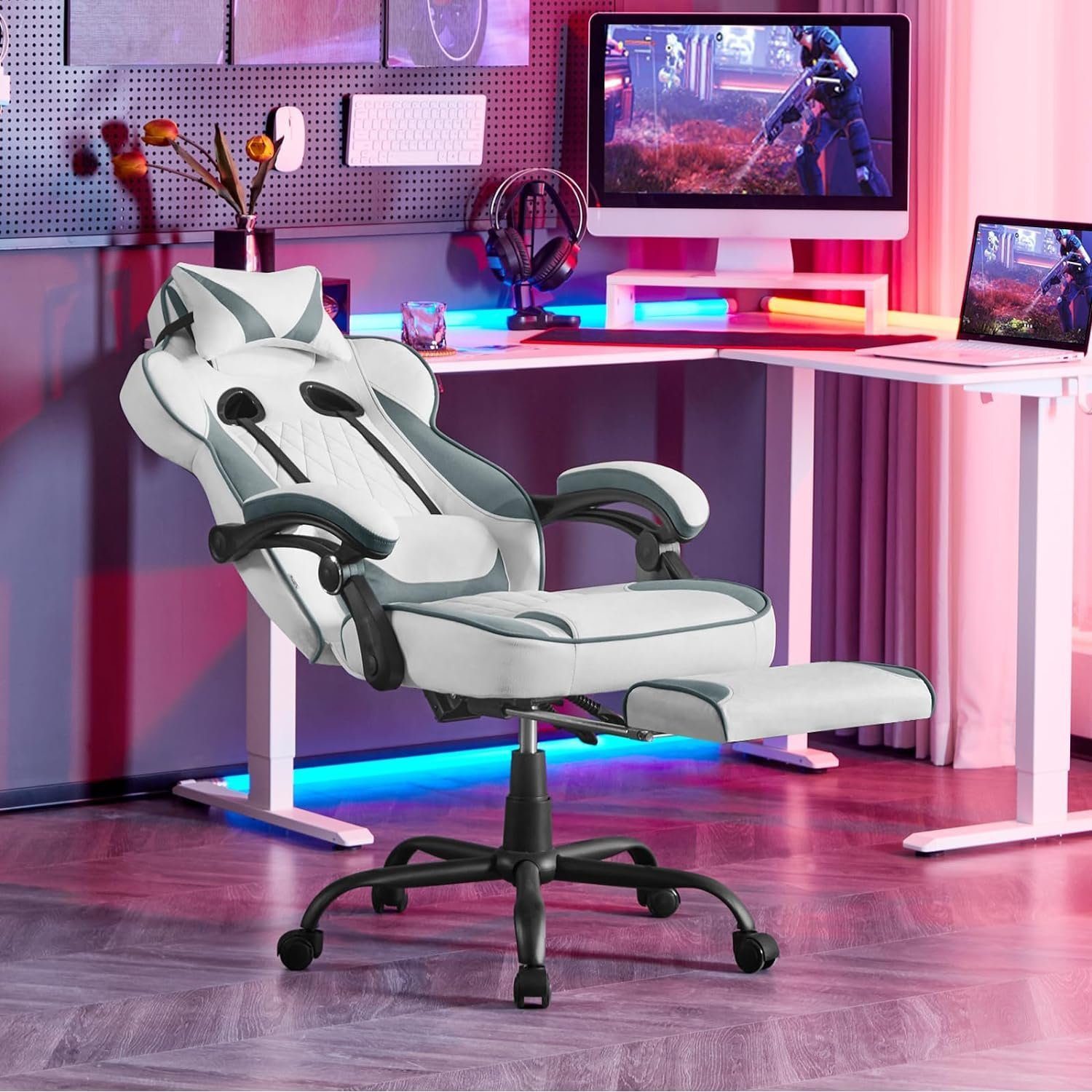 Woltu Gaming-Stuhl (1 St), mit Taschenfederkissen, günstig online kaufen