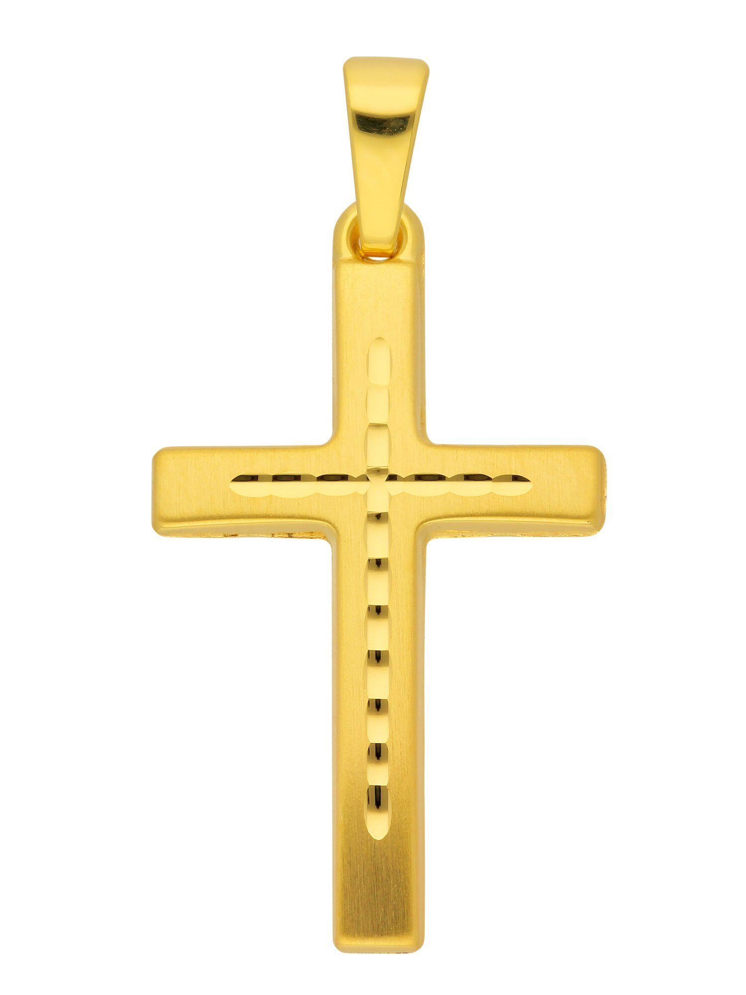 Luxusgüter Adelia´s Kettenanhänger 333 Goldschmuck Damen & für Herren Anhänger, Gold Kreuz