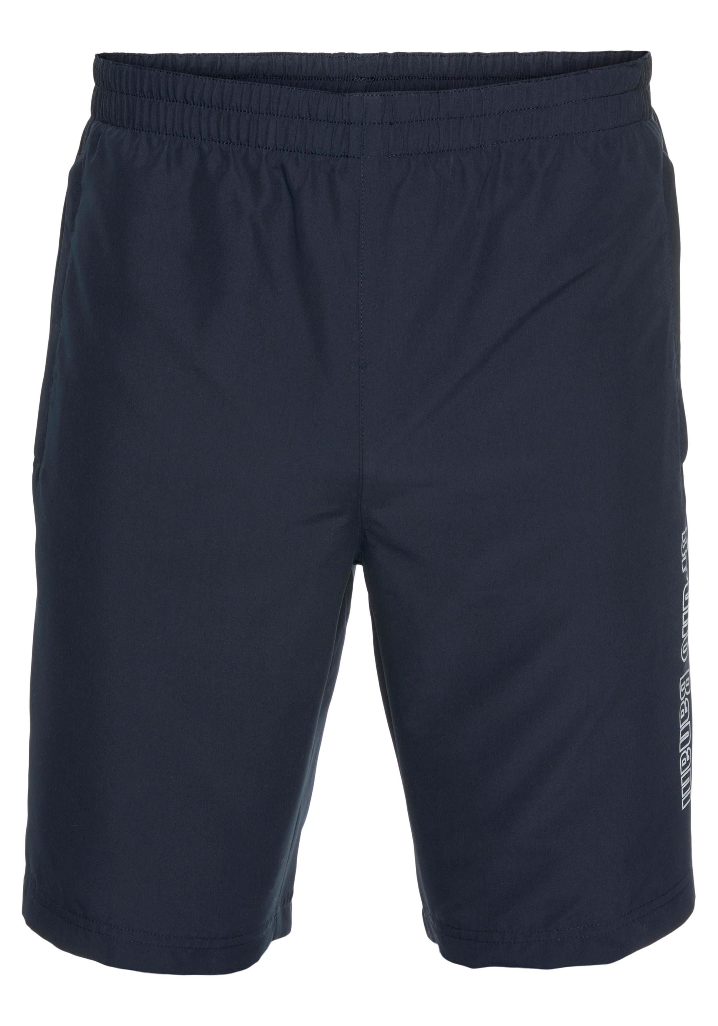 Material Bruno Navy recyceltem Funktionsshorts aus Banani