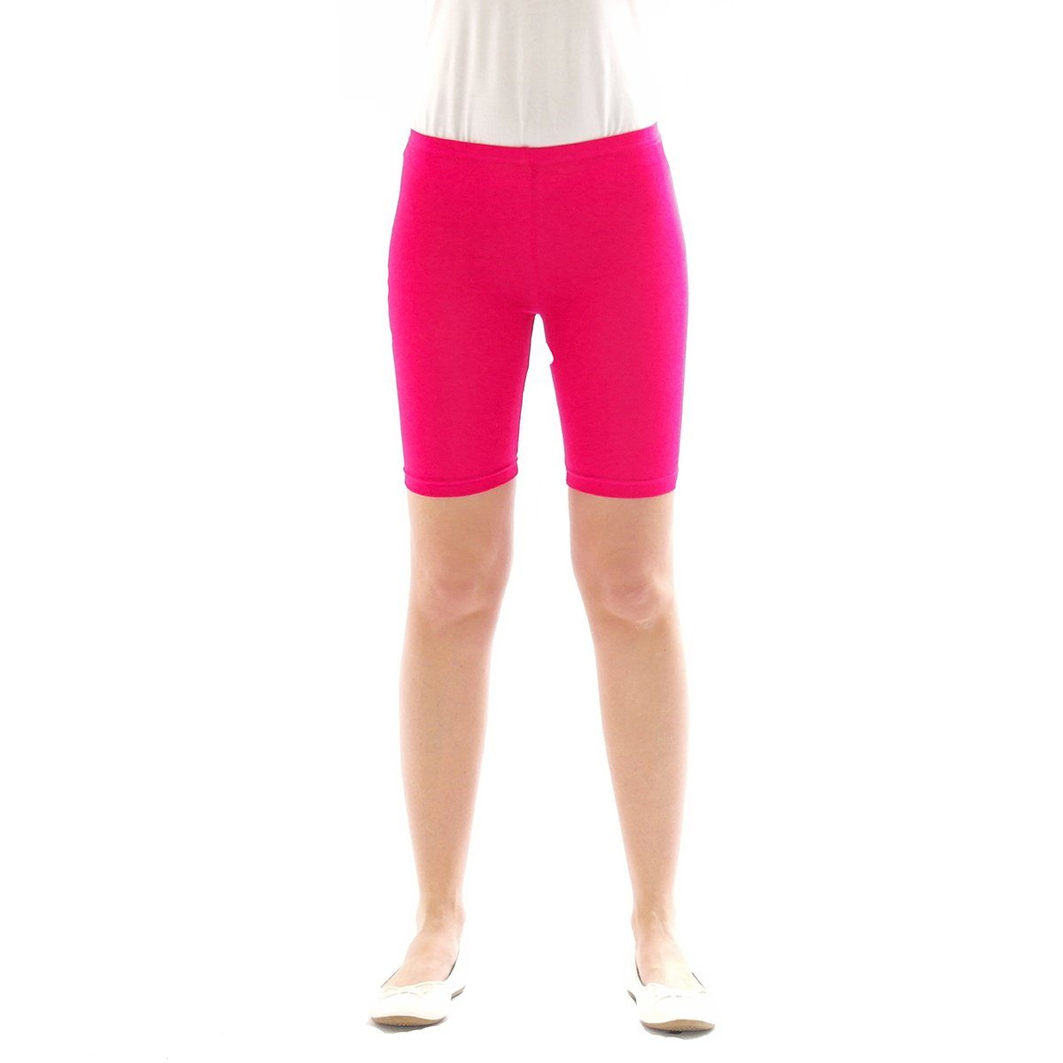 SYS Shorts Kinder Shorts Sport Pants 1/2 Baumwolle Jungen Mädchen pink