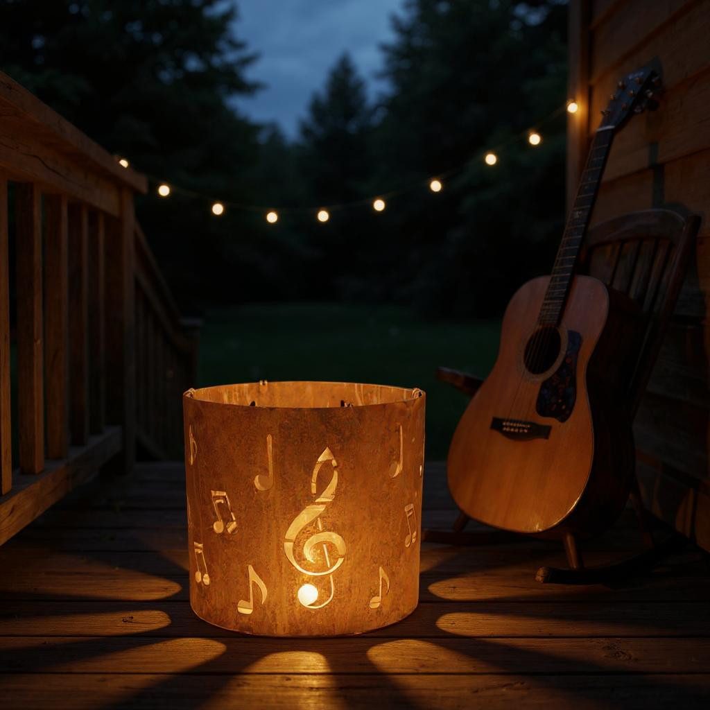 mugesh Windlicht Windlicht Noten (1 St), für Musiker