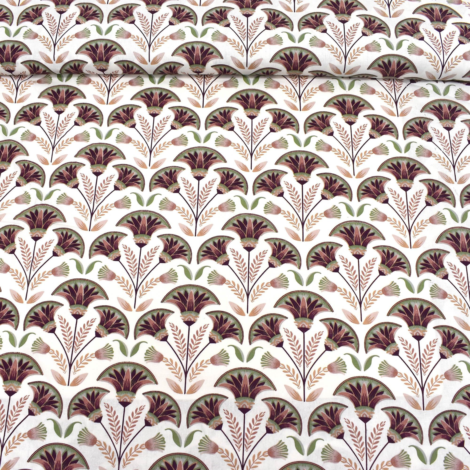 MAGAM-Stoffe Stoff "Bunte Blumen", Baumwollstoff Dekostoff OEKO-TEX Meterware ab 50cm