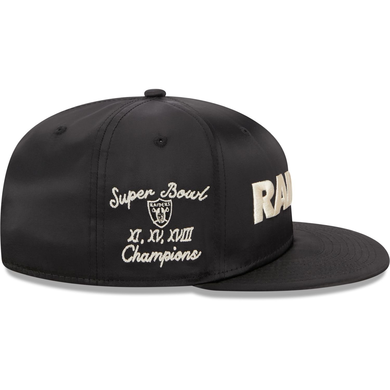 Era Raiders SATIN Las 9Fifty Cap New Vegas SCRIPT Snapback