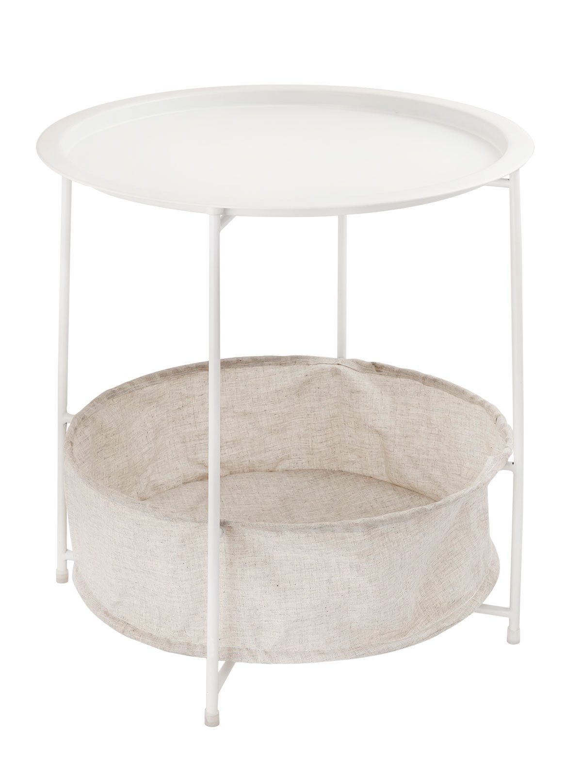 Amagohome Beistelltisch Beistelltisch 2. Wahl Couchtisch Ø 47 H 51 Metall r günstig online kaufen