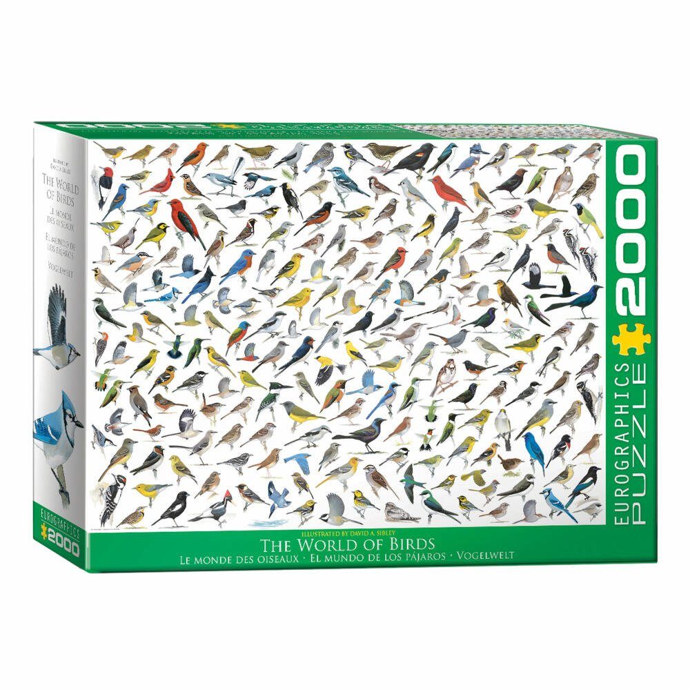 EUROGRAPHICS Puzzle Vogelwelt, 2000 Puzzleteile