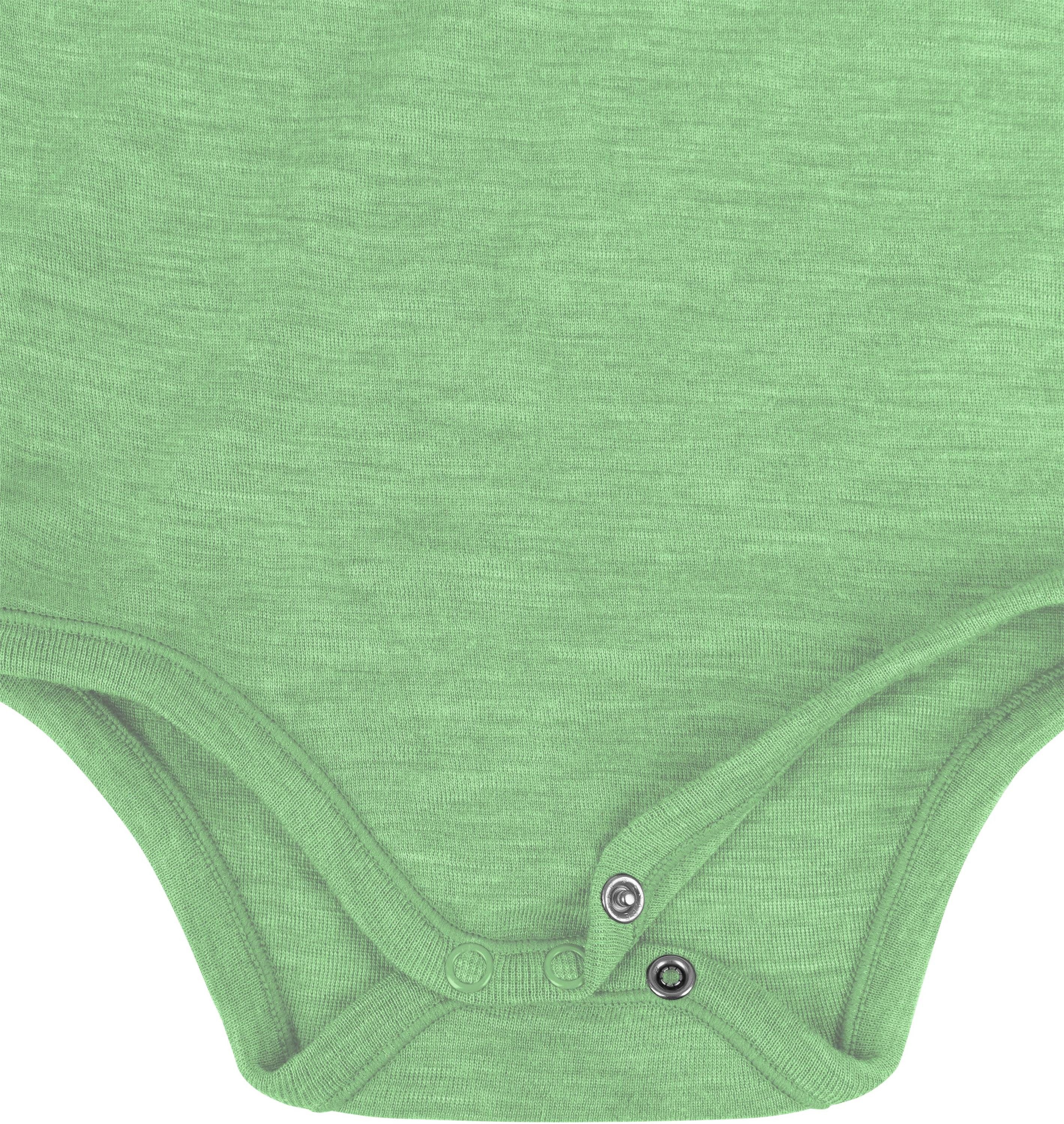 normani Langarmwickelbody 2er Pack Baby Merino Langarmbody „Tuai" Multirabatt Baby Body Babyanzug mit Knopf aus 100 % Merinowolle