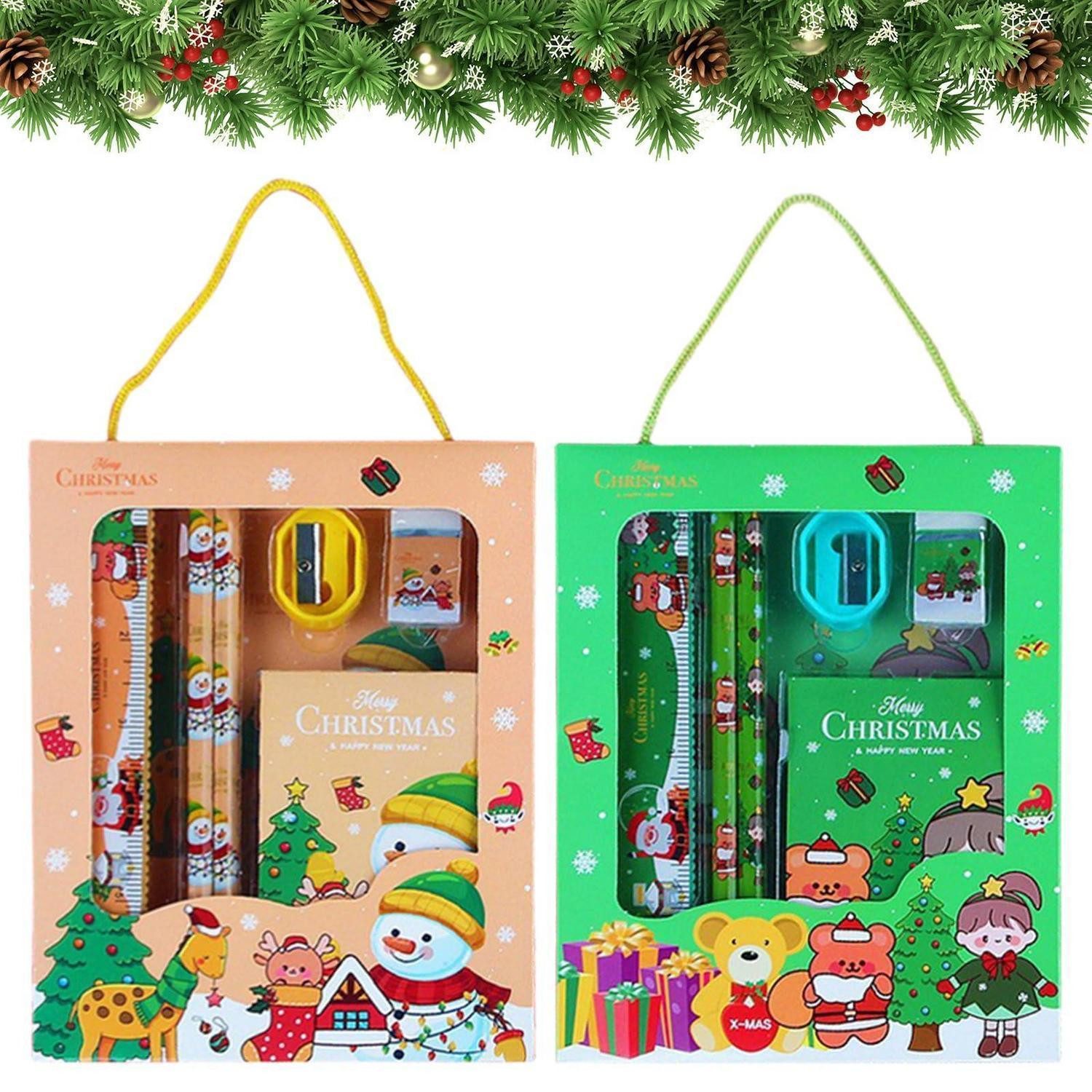 LuxusKollektion Geschenkbox Weihnachts Schreibwaren Set 12-tlg. Kinder