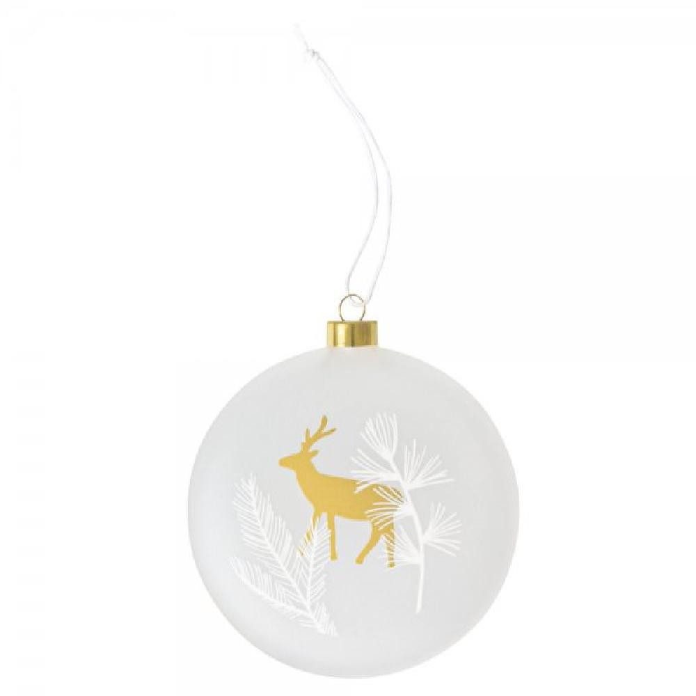 Räder Christbaumschmuck Design Christbaumkugel Frostmedaillon Hirsch
