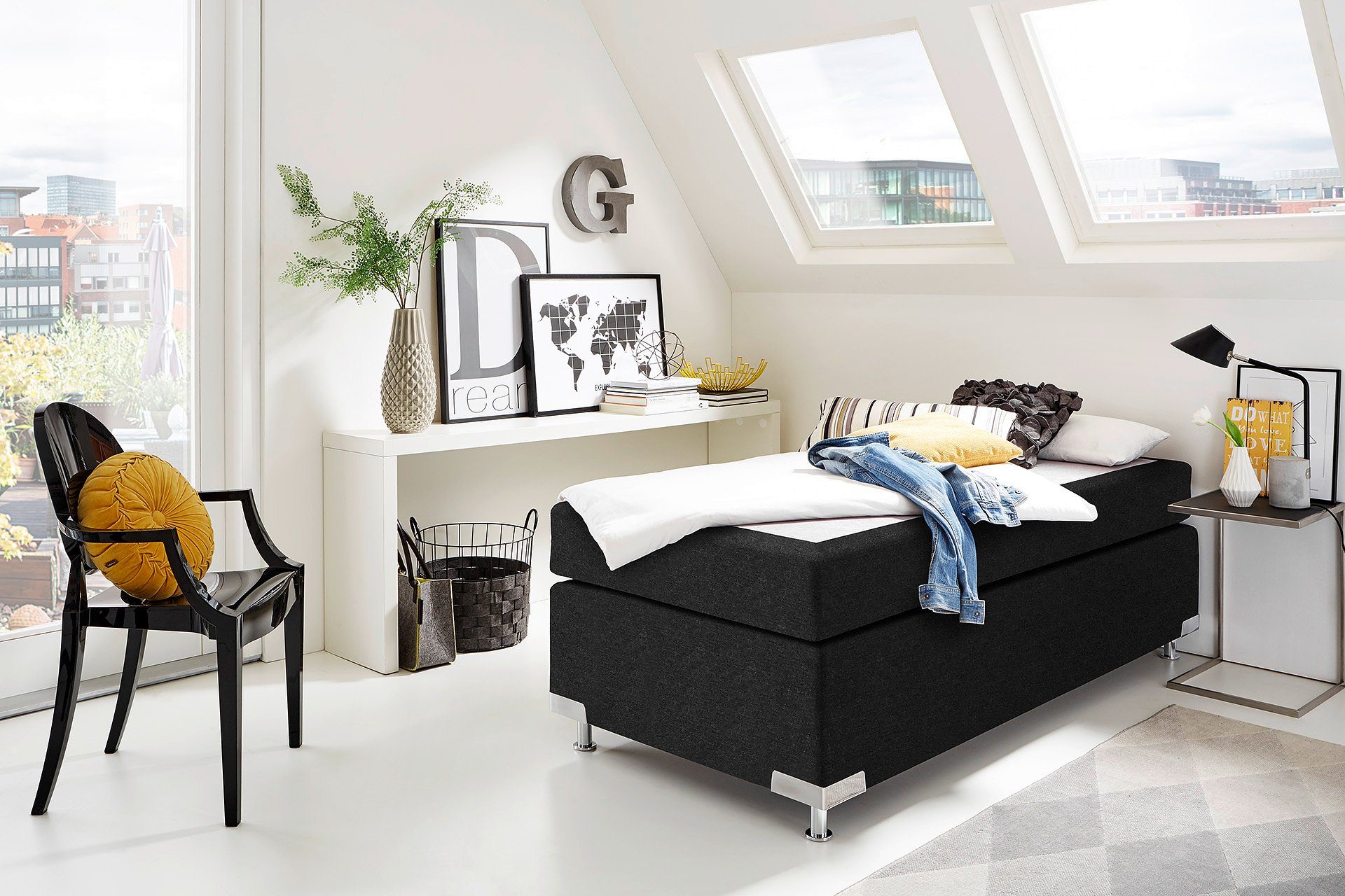 Westfalia Schlafkomfort Boxspringbett Holland, ohne Kopfteil, günstig online kaufen