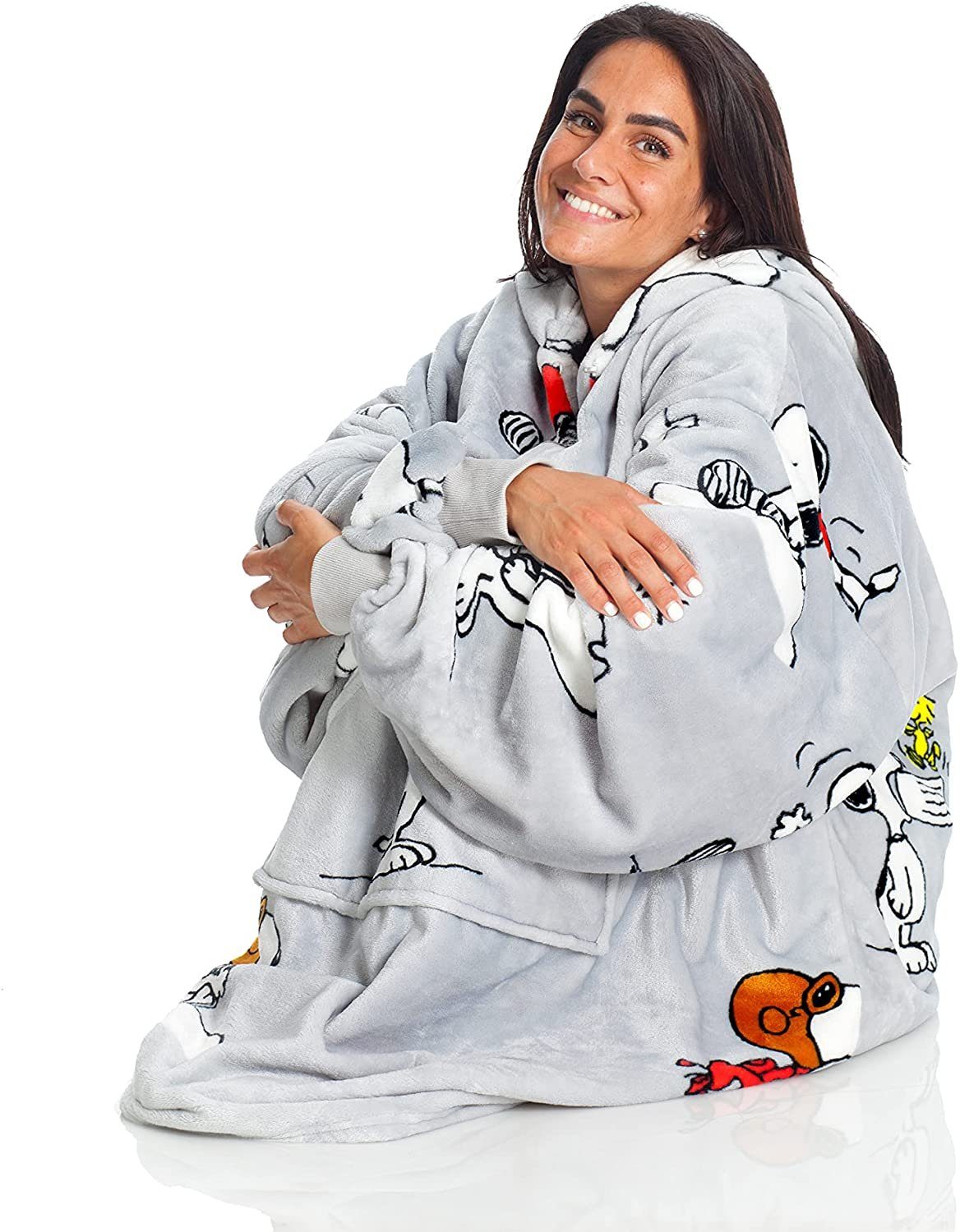 Kanguru XXL-Pullover Snoopy Kinderdecke für Hoodie, Frauen, & Männer Kanguru