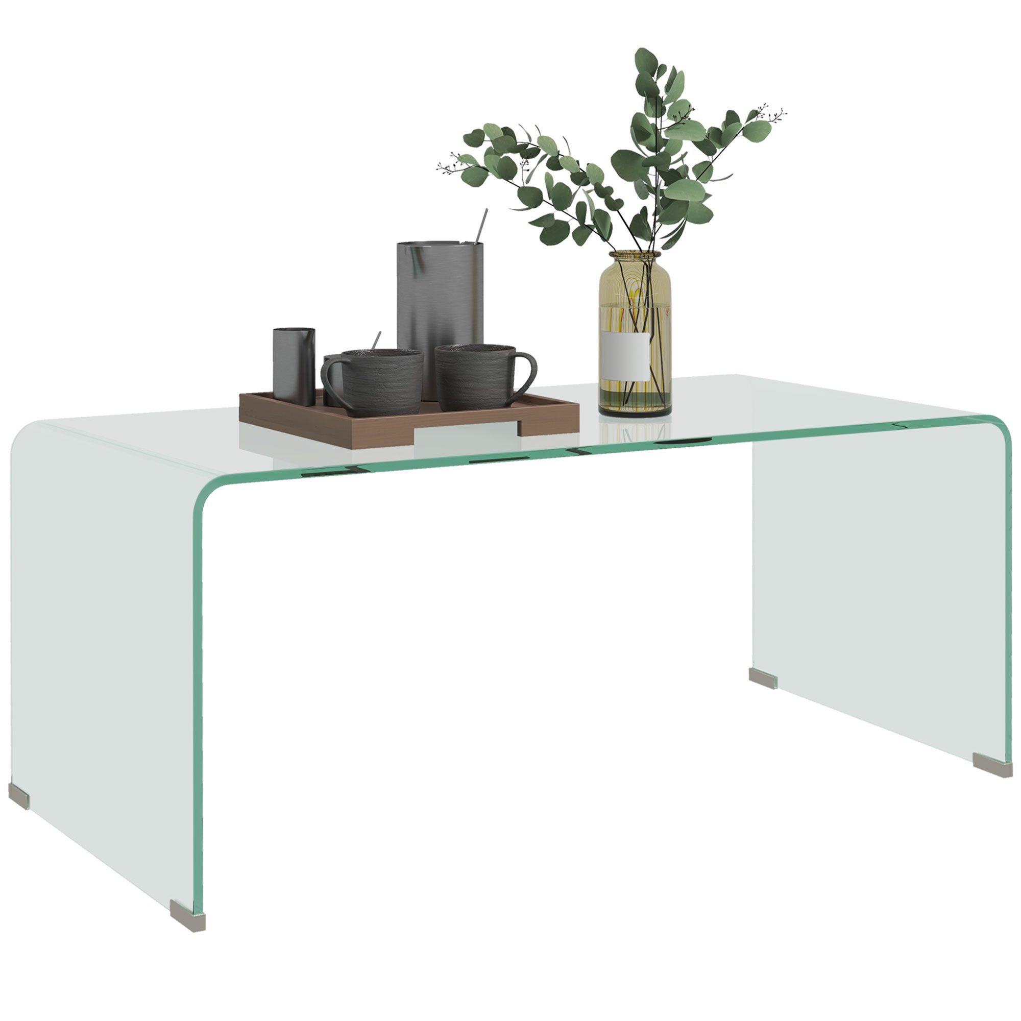 HOMCOM Couchtisch (80x45x35 cm Wohnzimmertisch, 1-St., günstig online kaufen