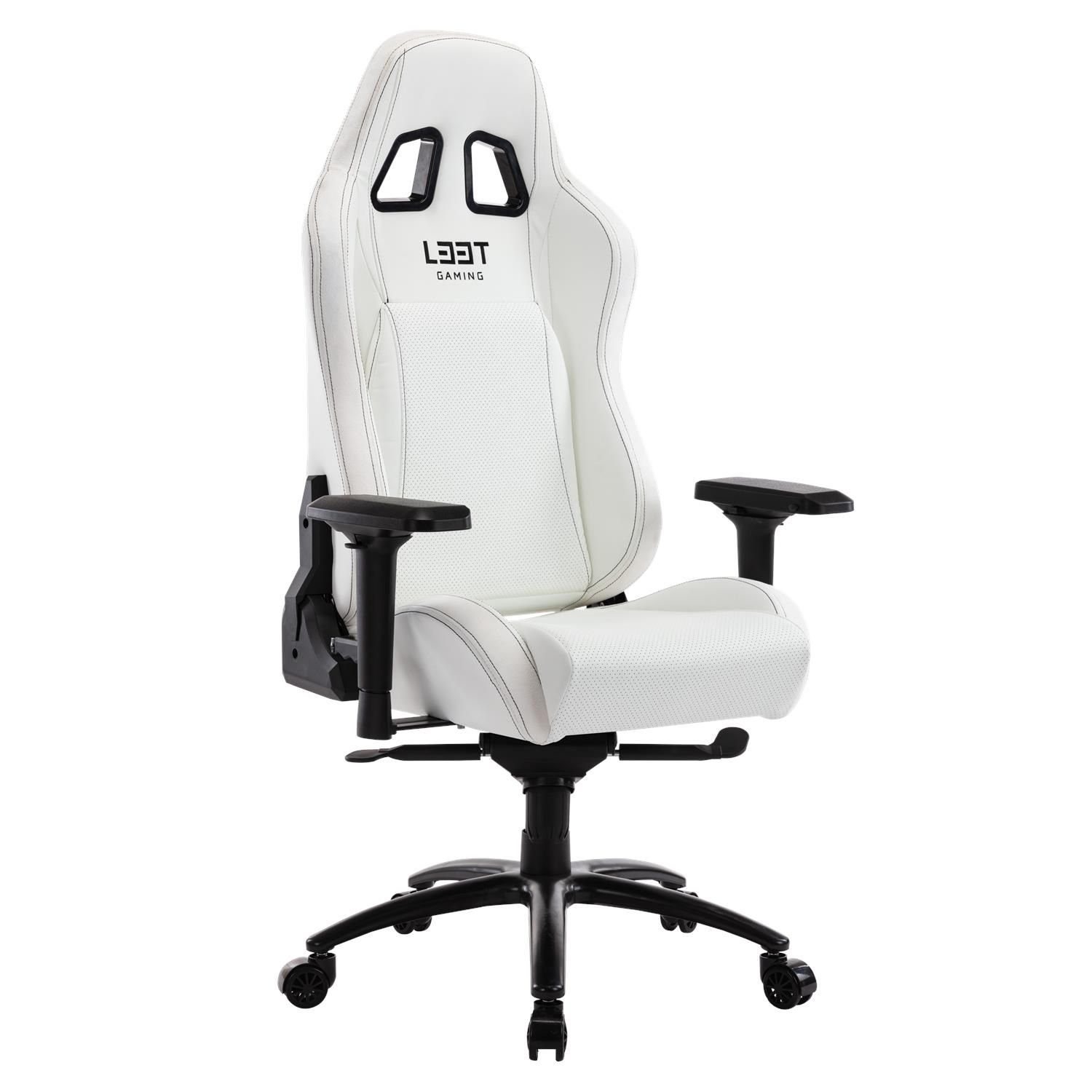 (kein weiß Bürostuhl neigbar, belastbar Gaming höhenverstellbar, Pro Set), Comfort Racing 145kg Gaming-Stuhl E-Sport L33T Stuhl bis