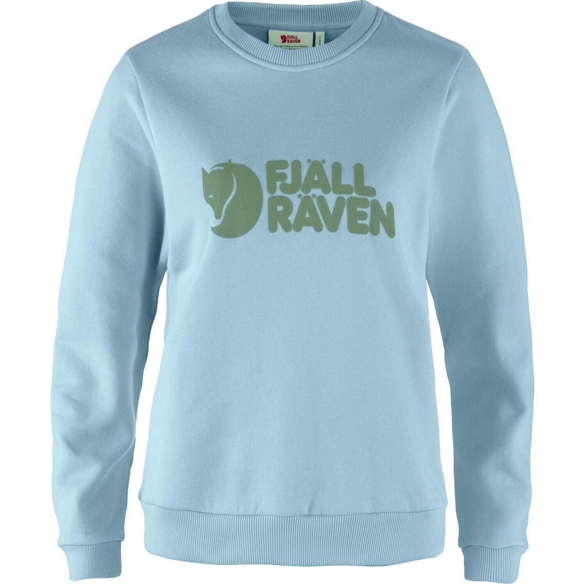Fjällräven Sweatshirt Logo Sweater W Zeitloser Sweater aus Baumwolle, ideal für Arbeit, Freizeit und