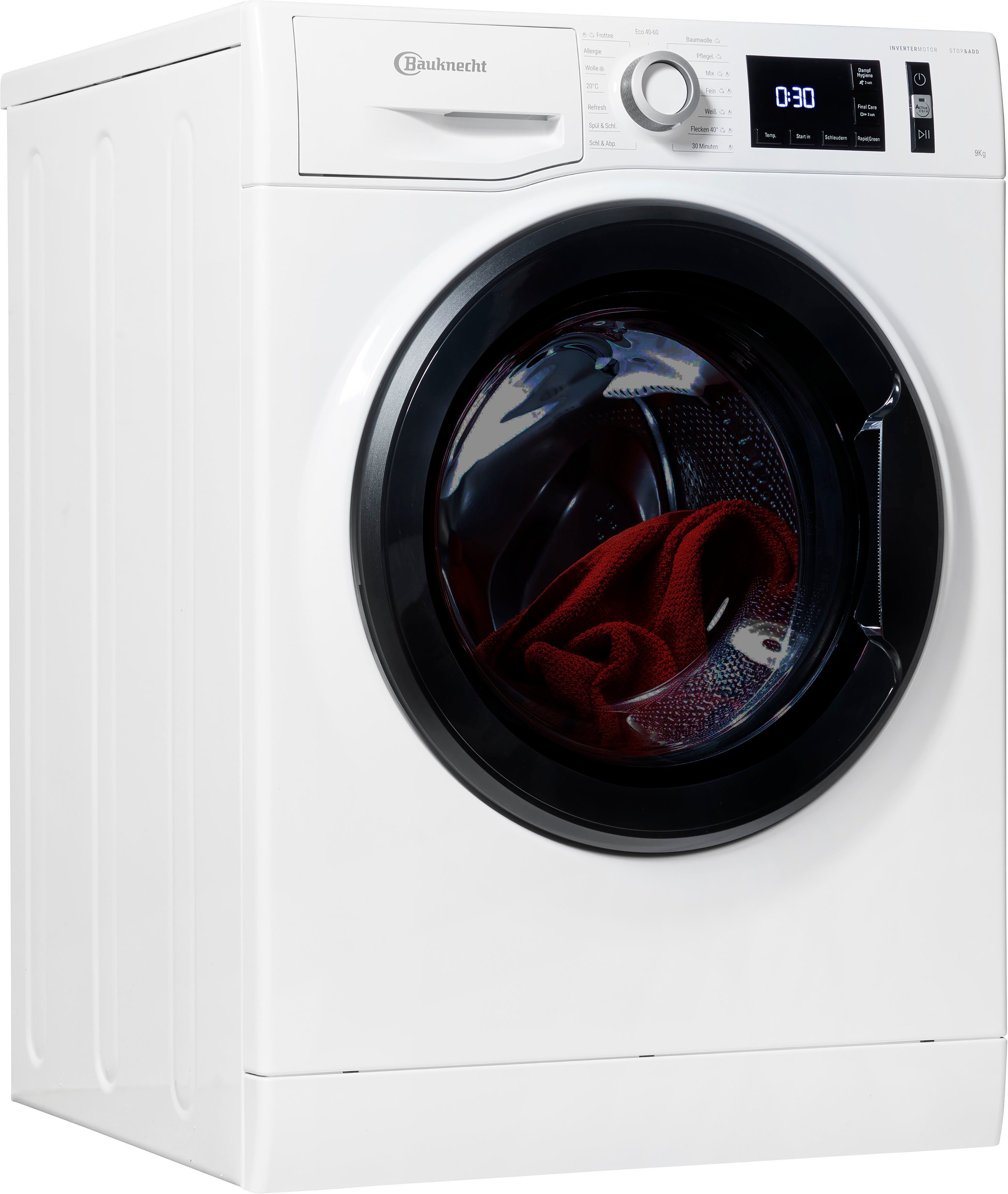 BAUKNECHT Waschmaschine Super Eco 9464 A, 9 kg, 1400 U/min