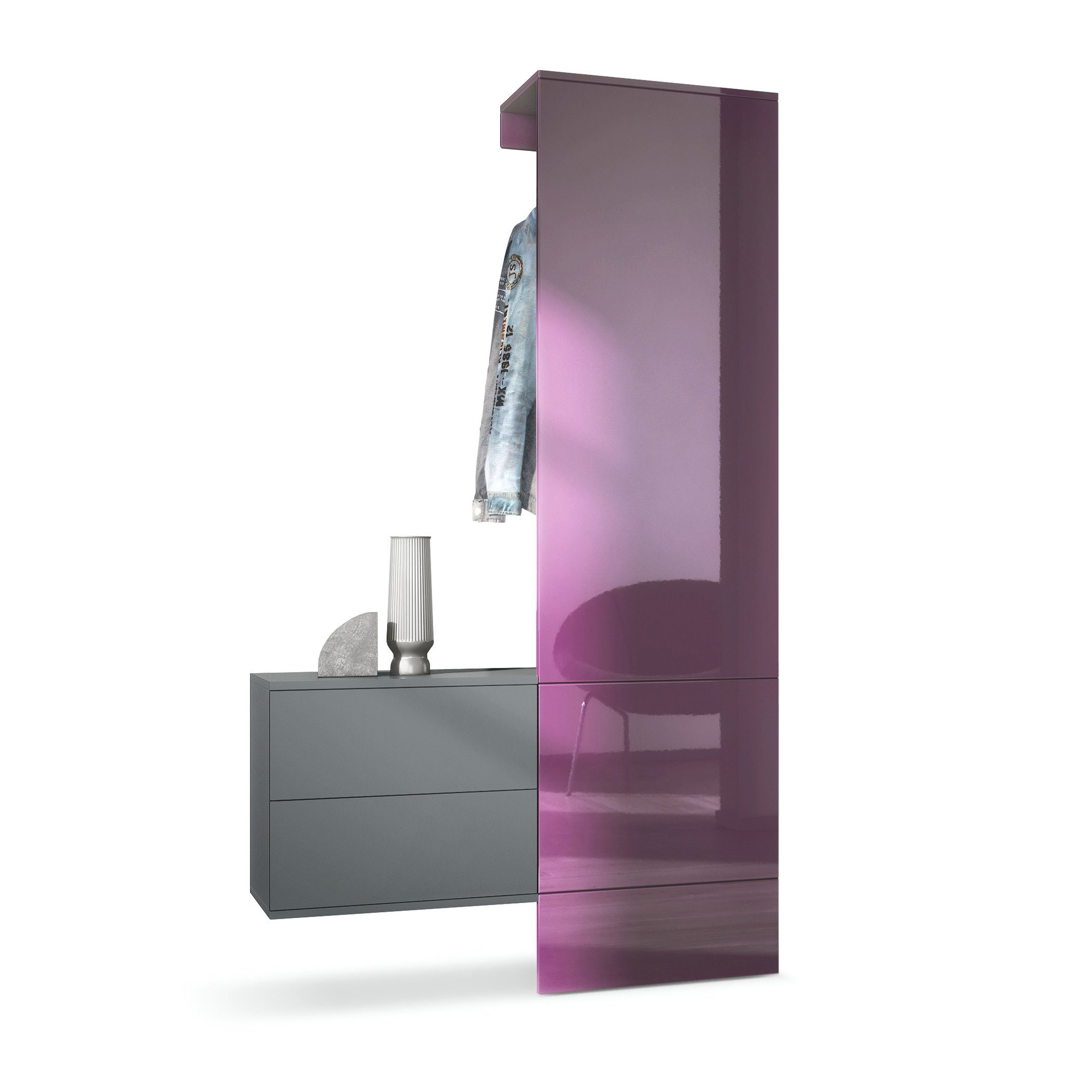 Vladon Garderoben-Set Carlton Set 2, (Wandgarderobe günstig online kaufen