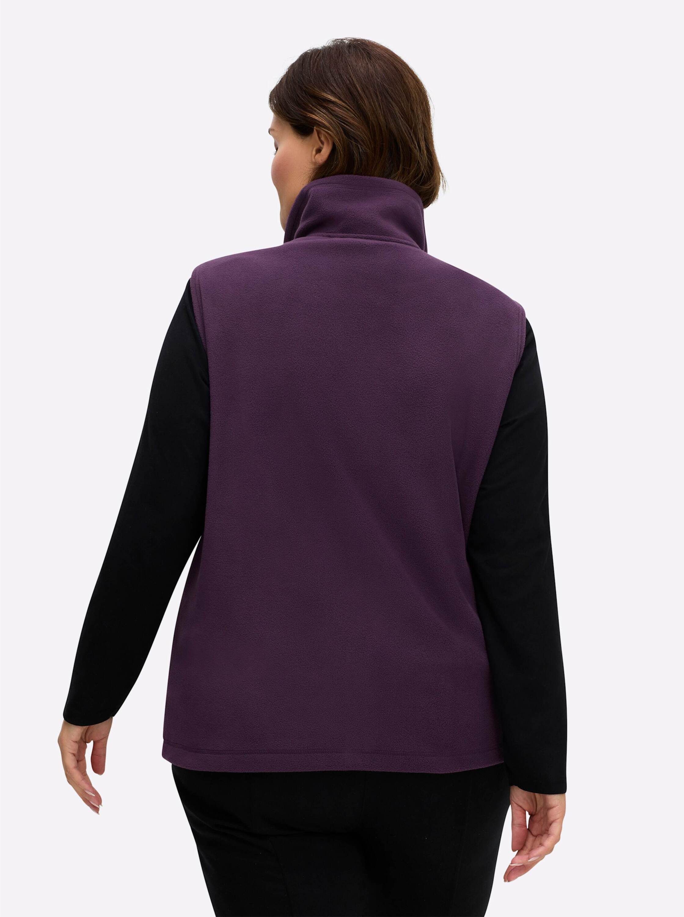 Sieh an! Fleeceweste Fleece-Weste Länge ca. 70 cm günstig online kaufen