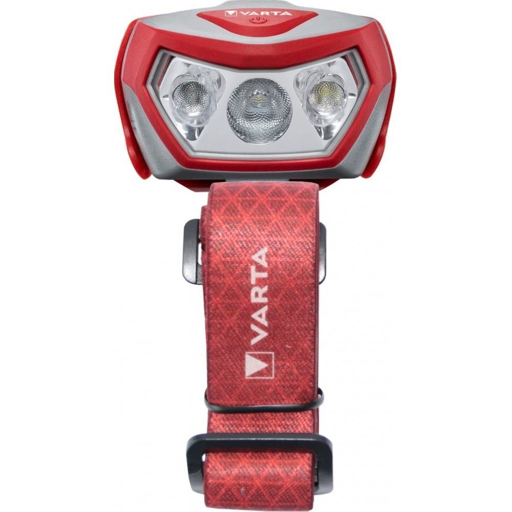 VARTA LED Stirnlampe Outdoor Sports H20 Pro - LED Stirnlampe - 200 lm - rot