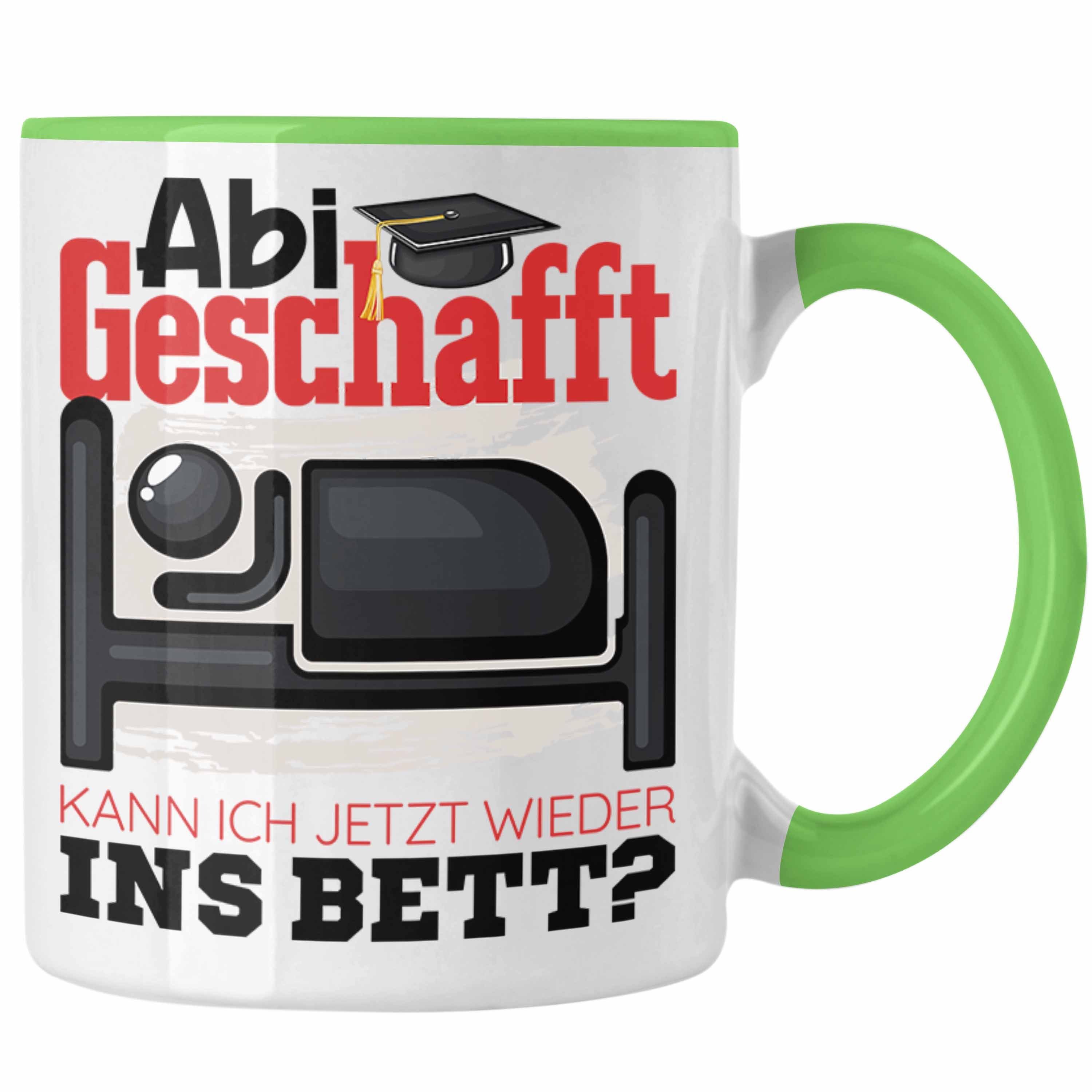 Trendation Tasse Abi Ich Geschafft Grün Abitur Kann W Jetzt Geschenk Tasse Prüfung Bestanden