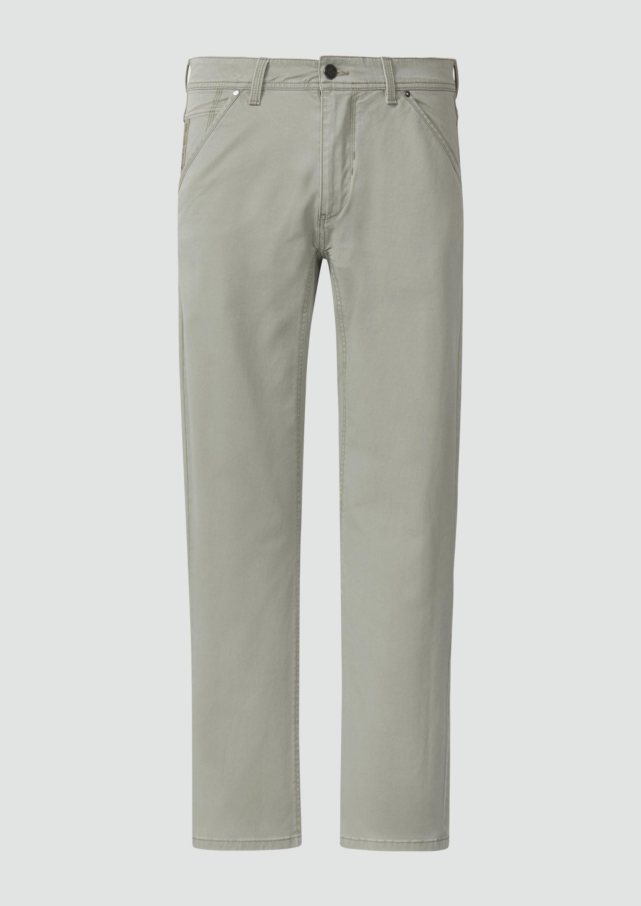 s.Oliver Chinos Hose Chinohose aus Baumwollmix mit Ziernaht
